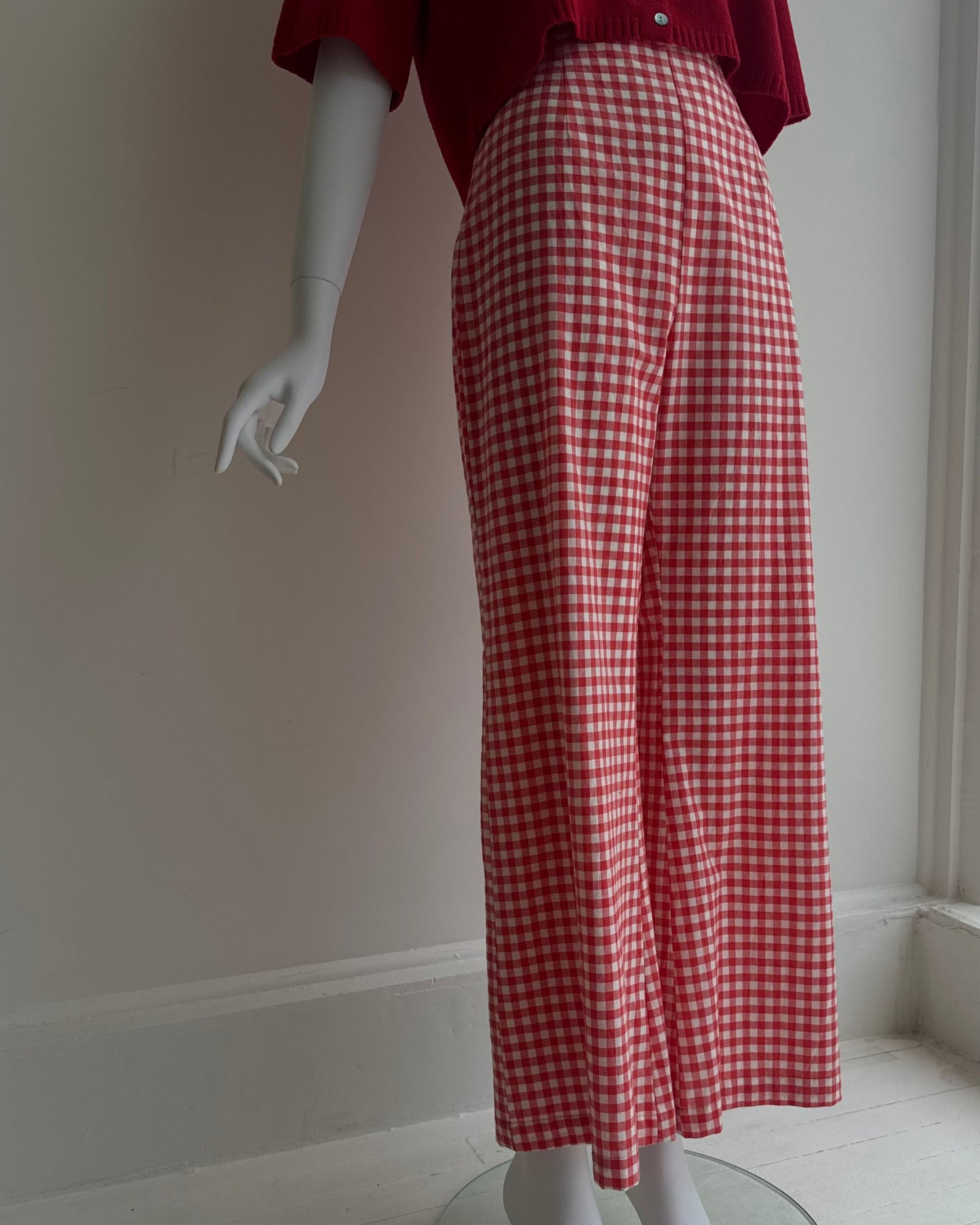 Libby Pant in Red Gingham