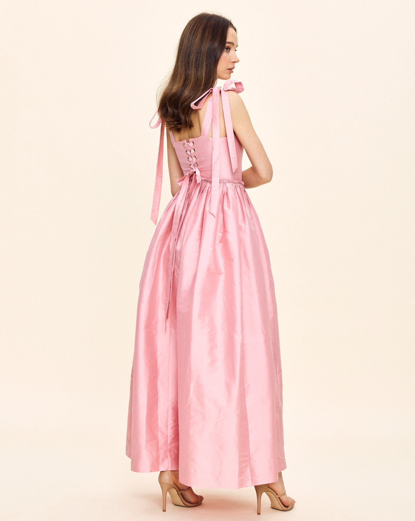 The Marie Dress in Tea Rose