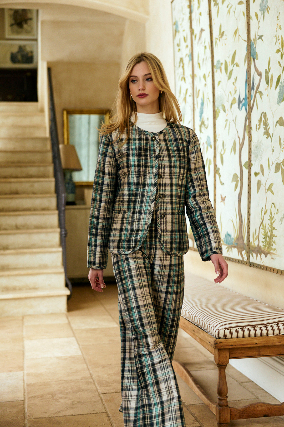 Vivienne Jacket in Wexford Plaid