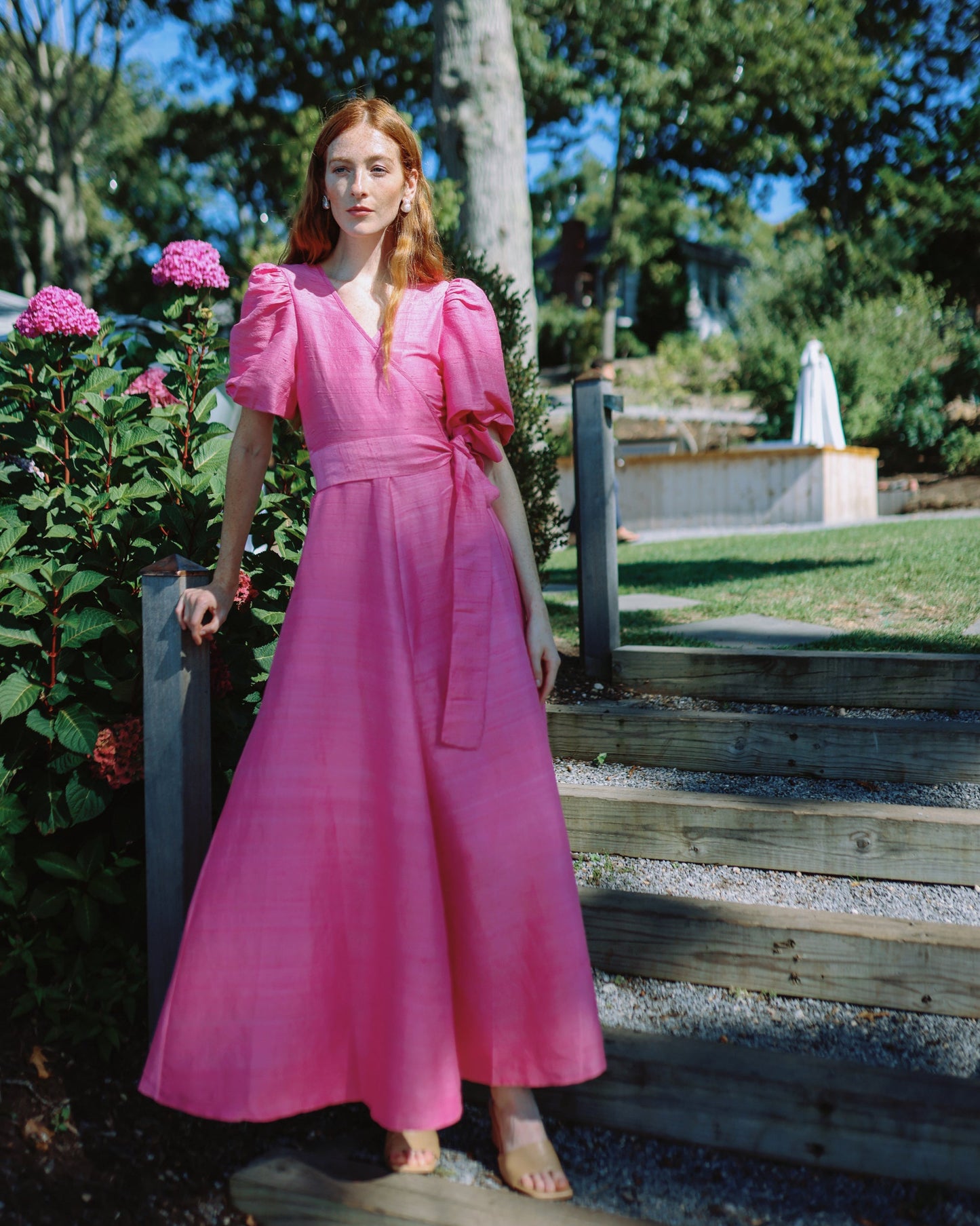 Kate Maxi Dress in Bougainvillea