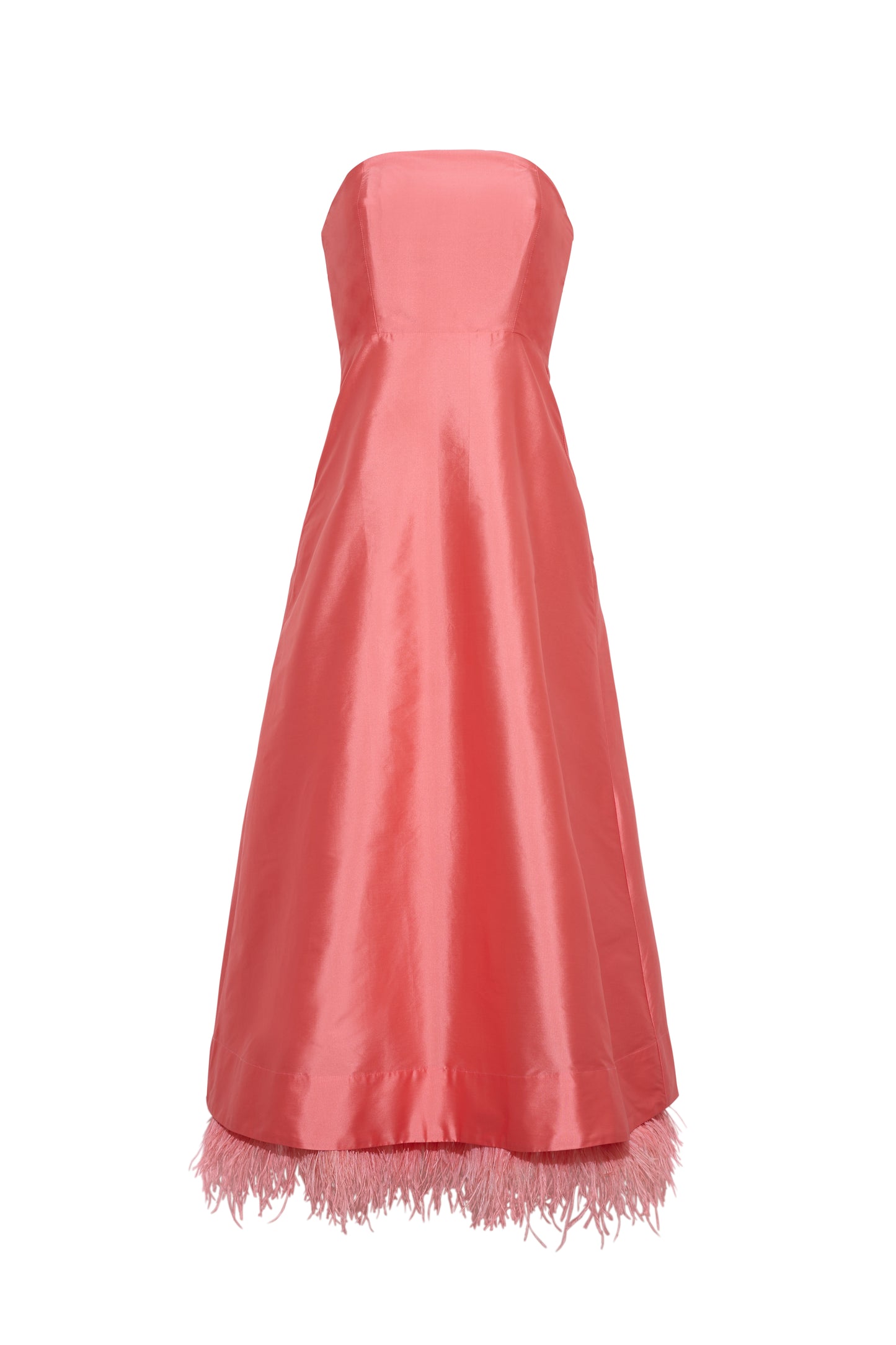 Katherine Removable Sleeve Dress in Spiced Coral