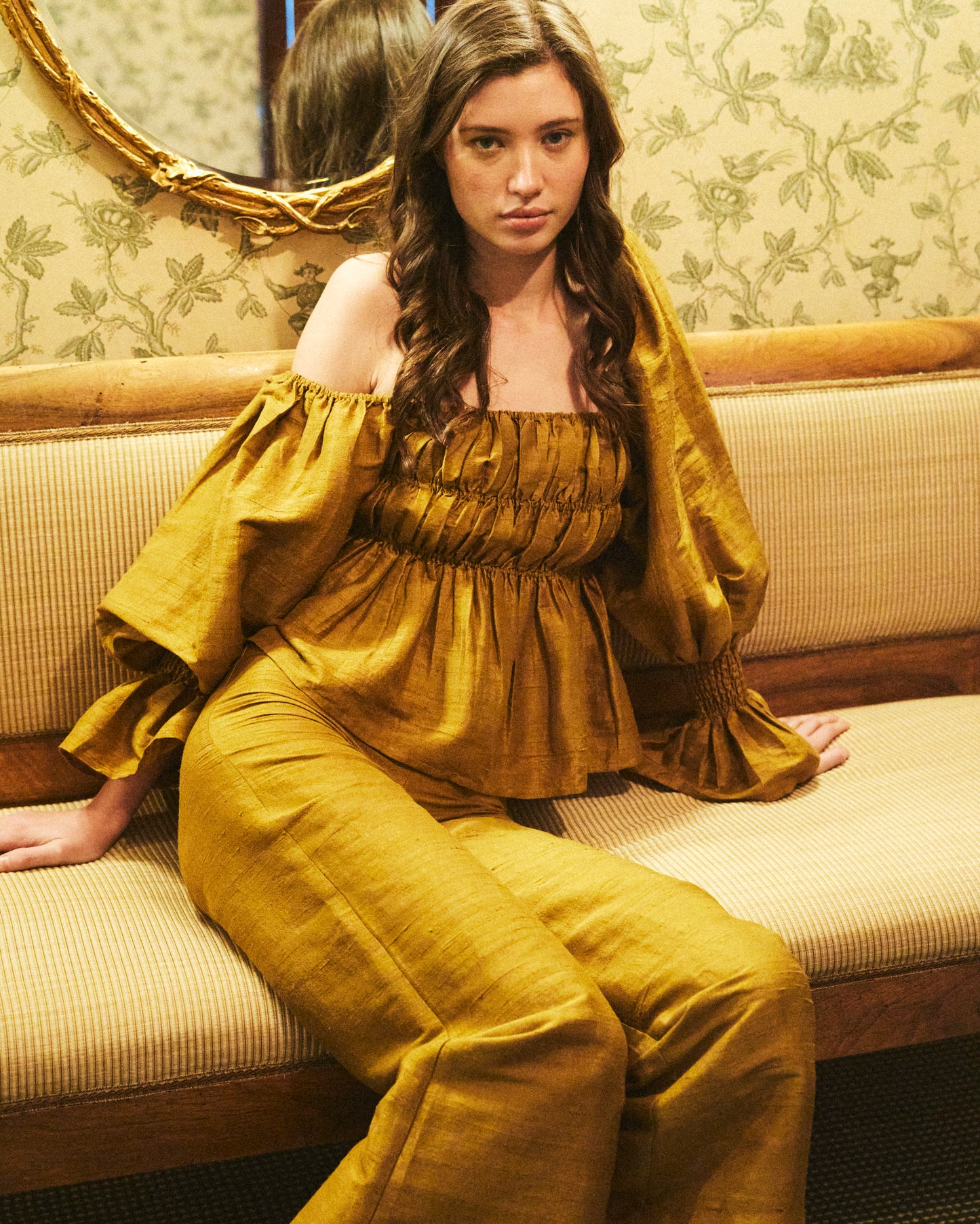 Libby Pant in Ochre