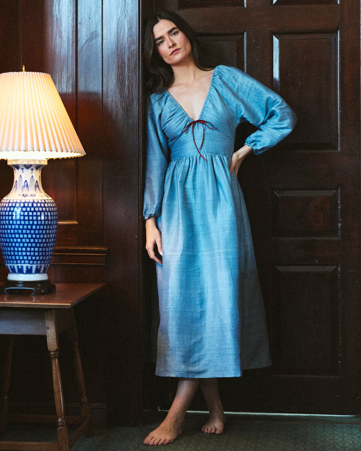 Eloise Dress in French Blue
