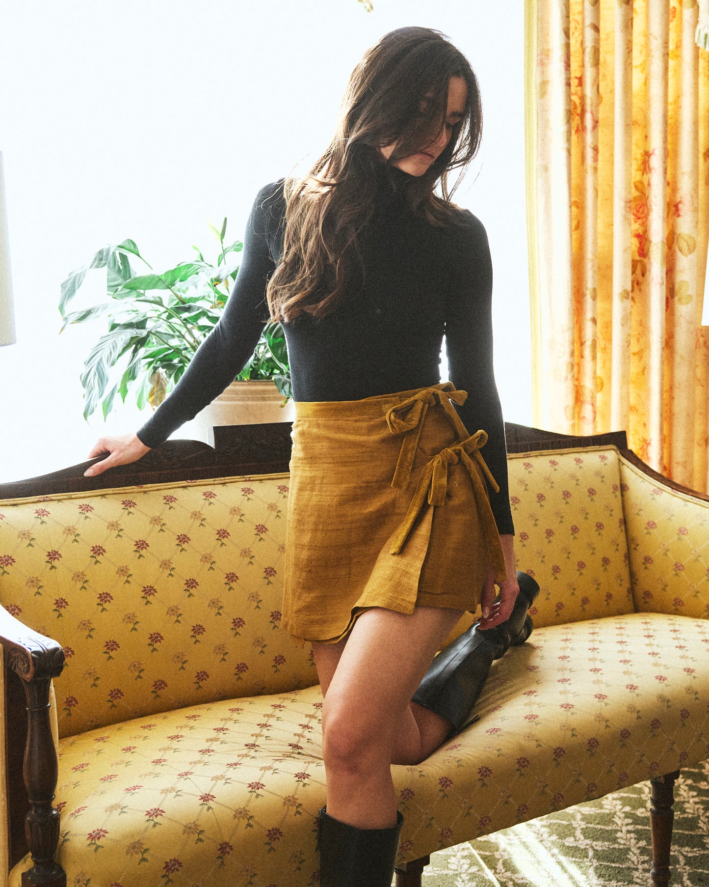 Harriet Skirt in Ochre