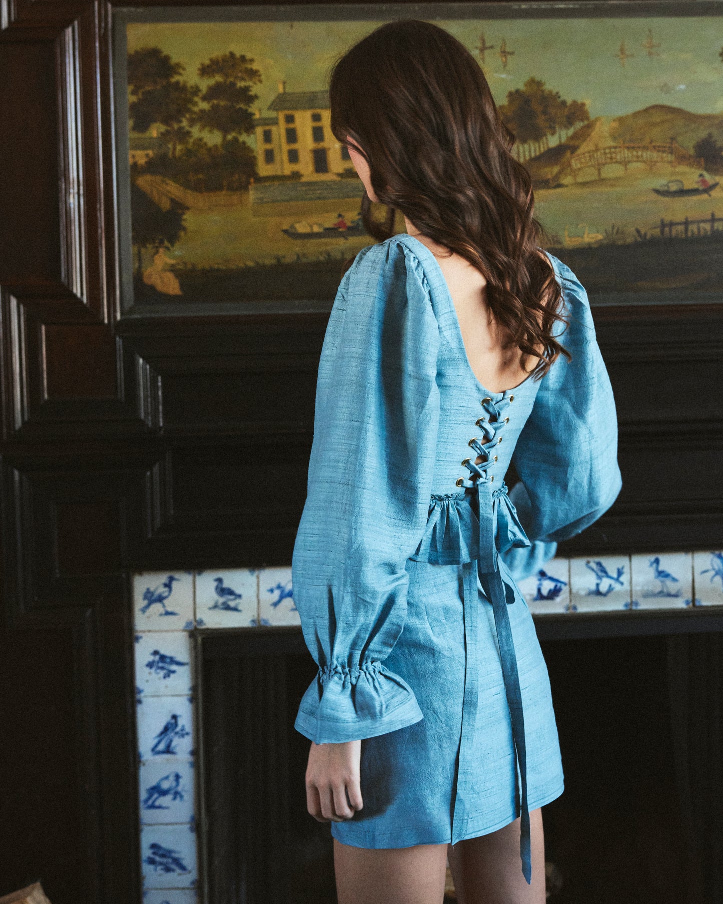 Sophia Top in French Blue