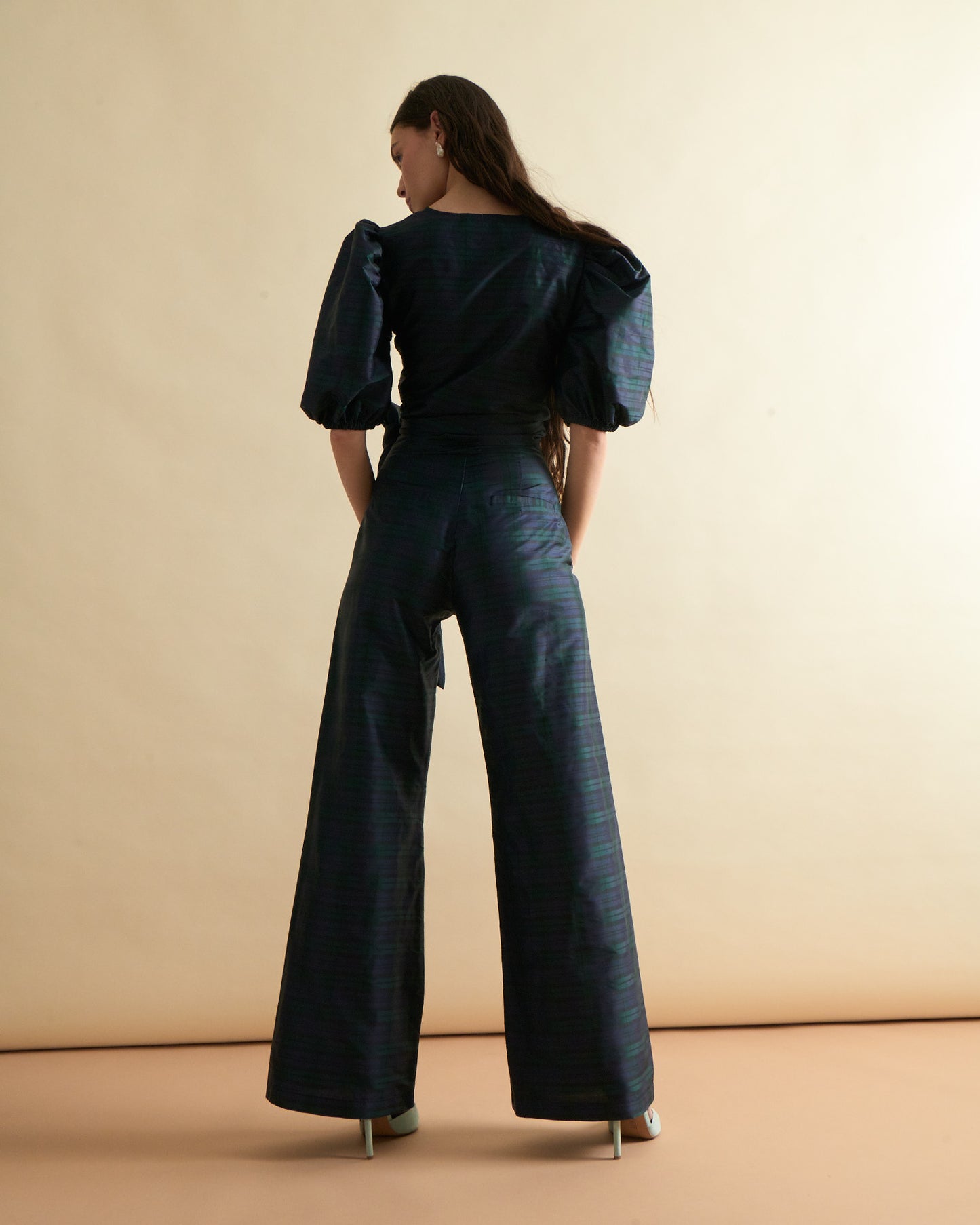 Libby Pant in Black Watch Tartan