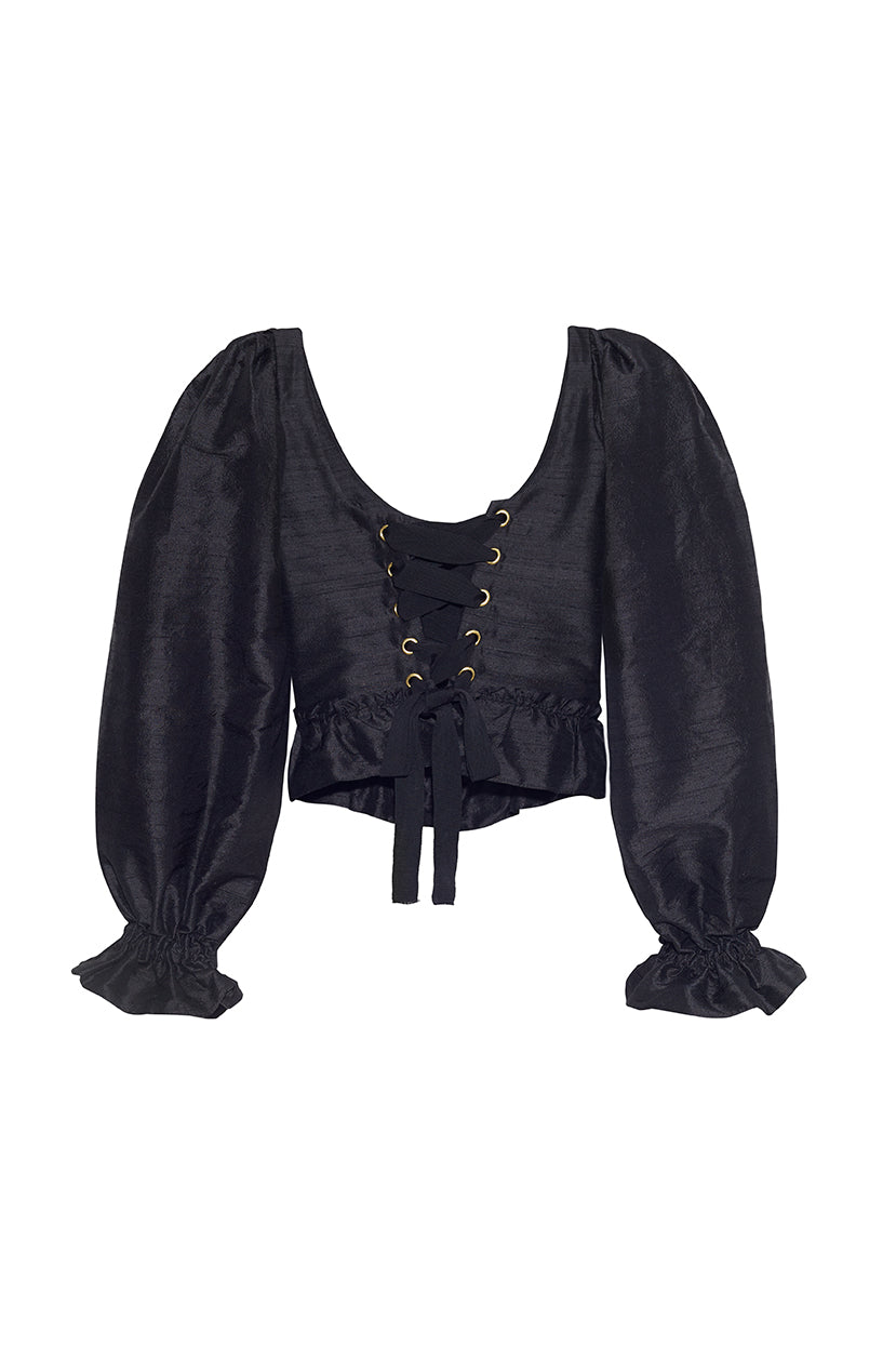 The Sofia Corset in Black