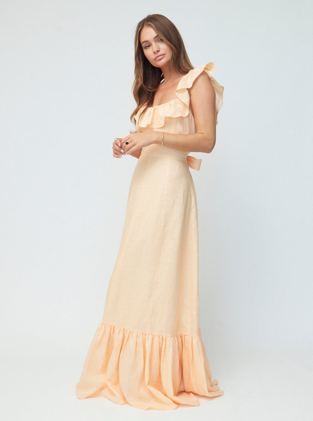 The Camille Dress in Sage
