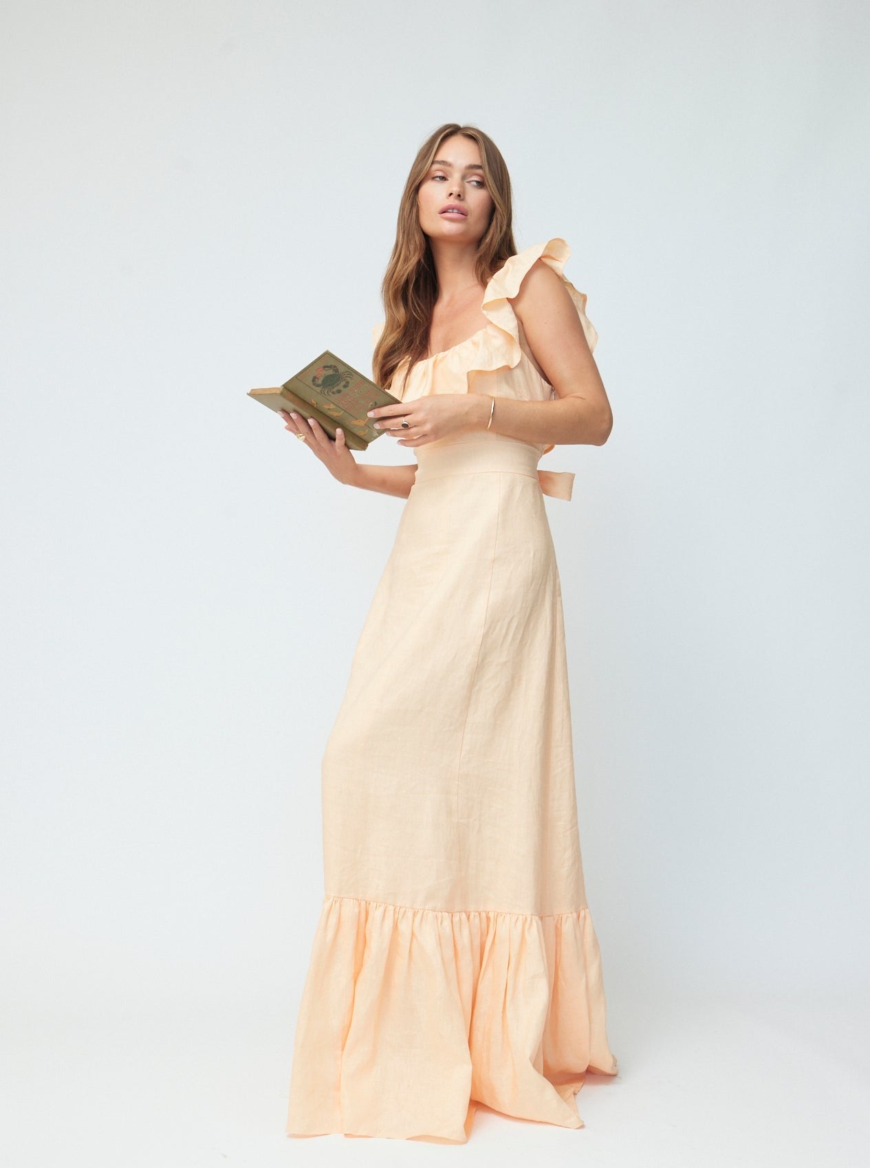 The Camille Dress in Sage
