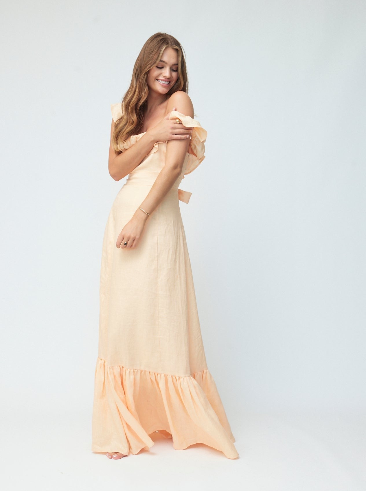 The Camille Dress in Sage