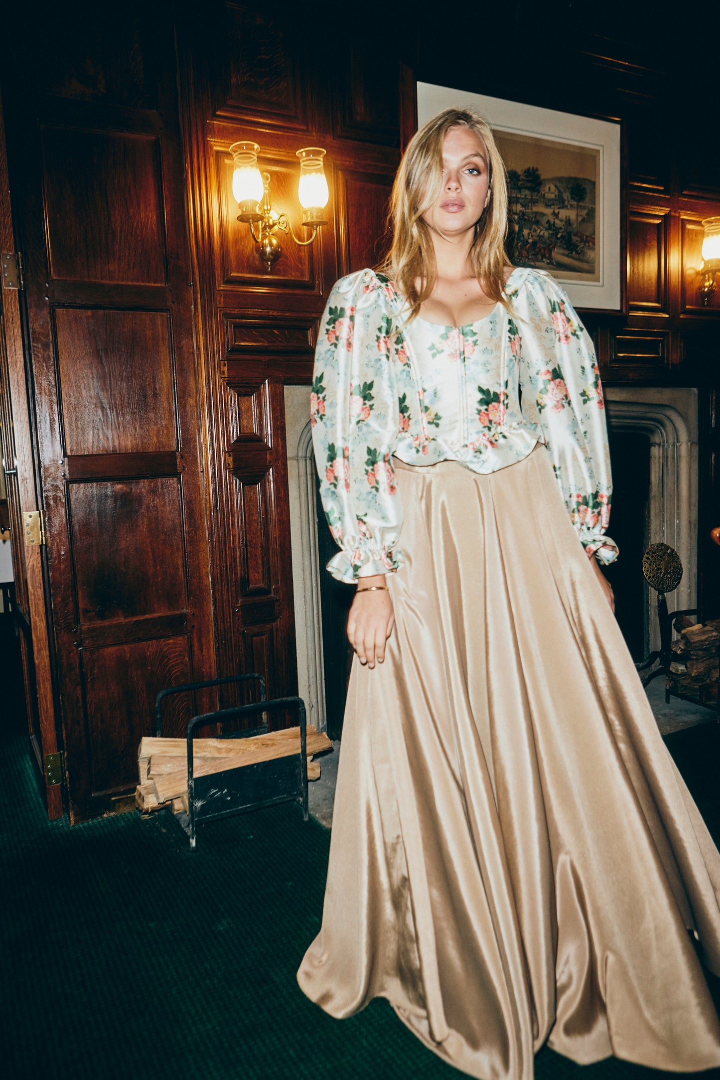 The Simone Skirt in Khaki