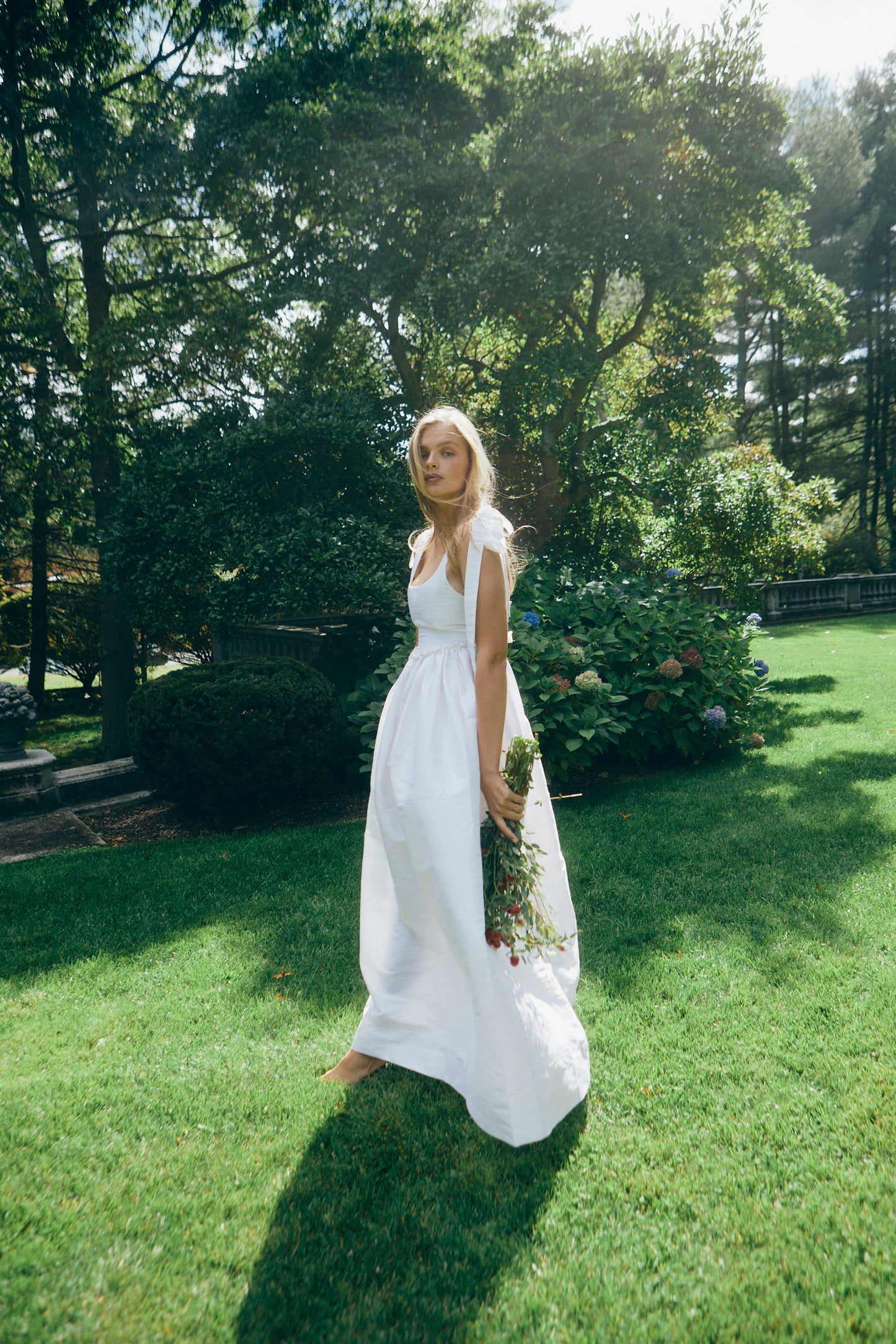 The Marie Dress in Silk Dupioni