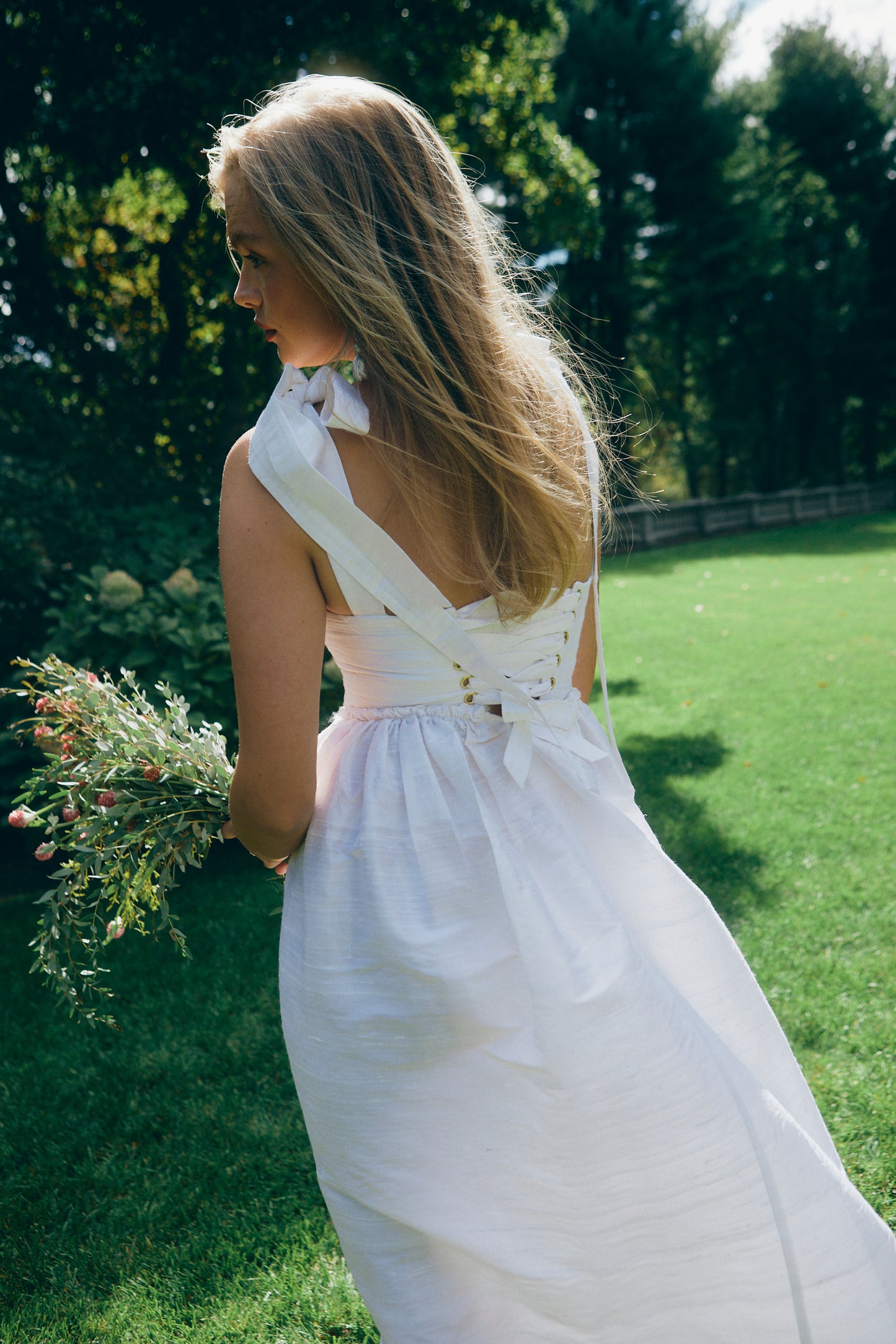 The Marie Dress in Silk Dupioni