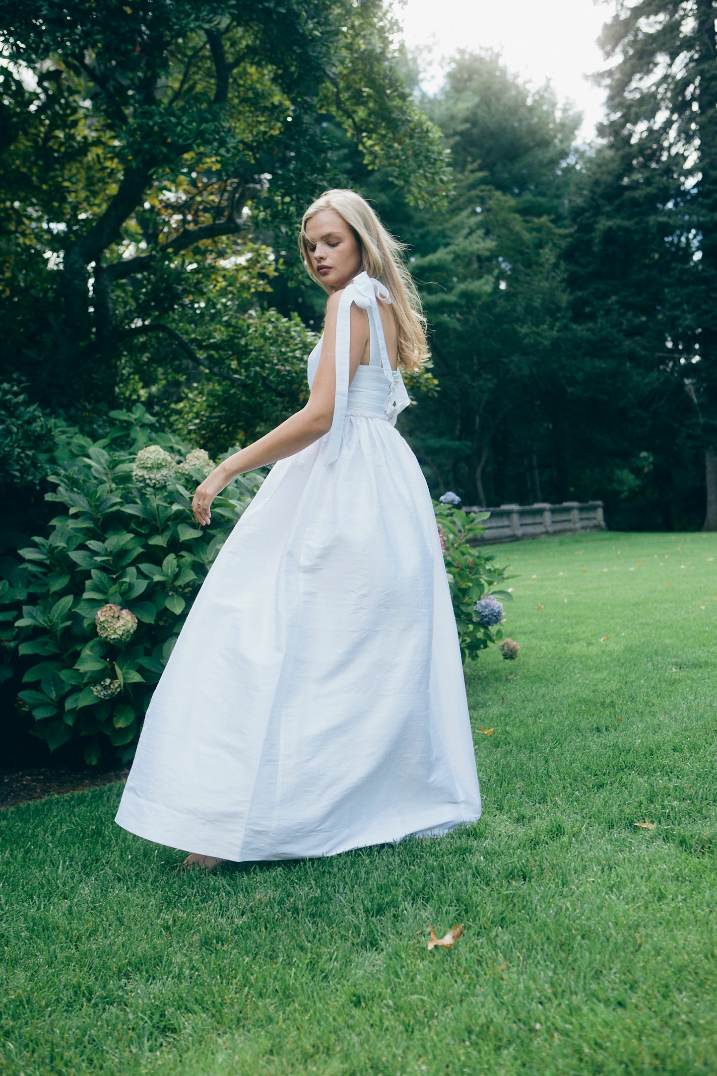 The Marie Dress in Silk Dupioni