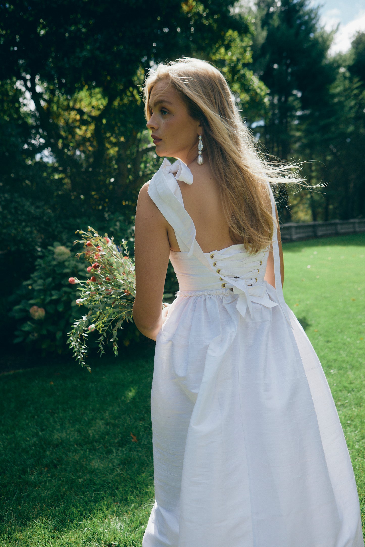 The Marie Dress in Silk Dupioni