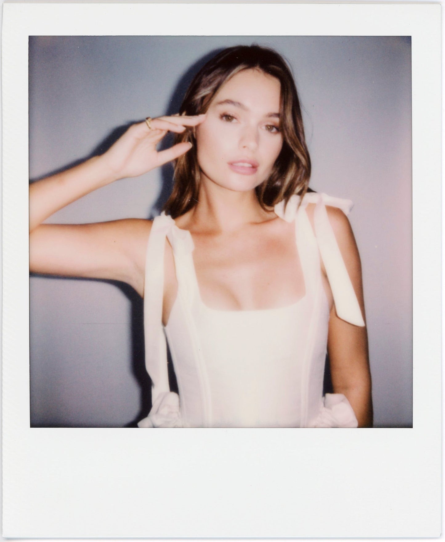 The Antoinette Corset in White Silk Dupioni