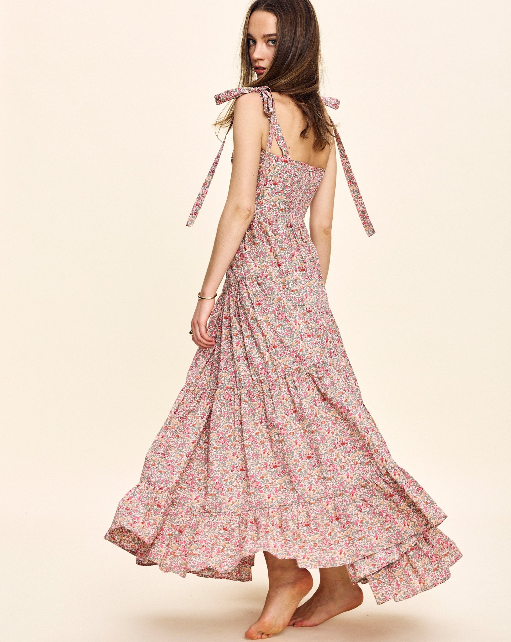 Anna Dress in Rose Liberty Floral