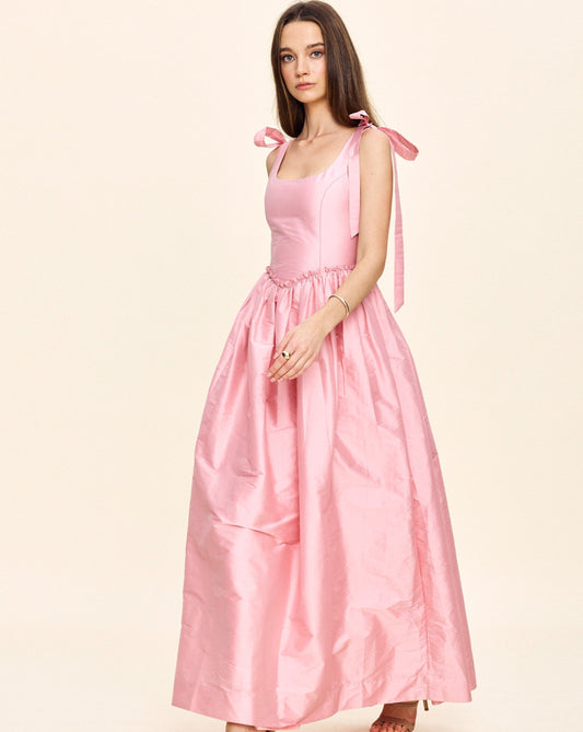 The Marie Dress in Tea Rose
