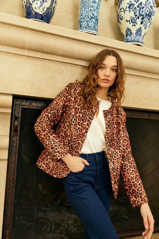 Vivienne Jacket in Leopard