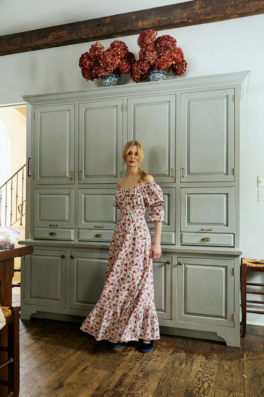 Meryl Dress in Winter Bloom