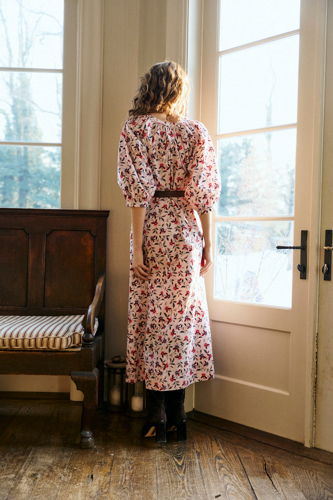 Frankie Dress in Winter Bloom