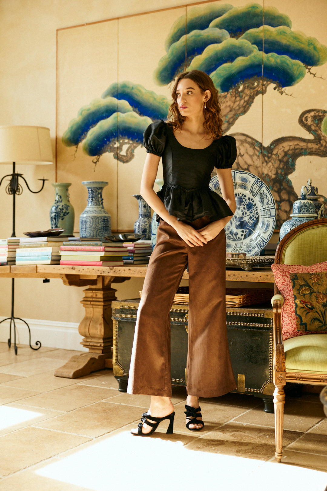 Libby Pant in Cocoa