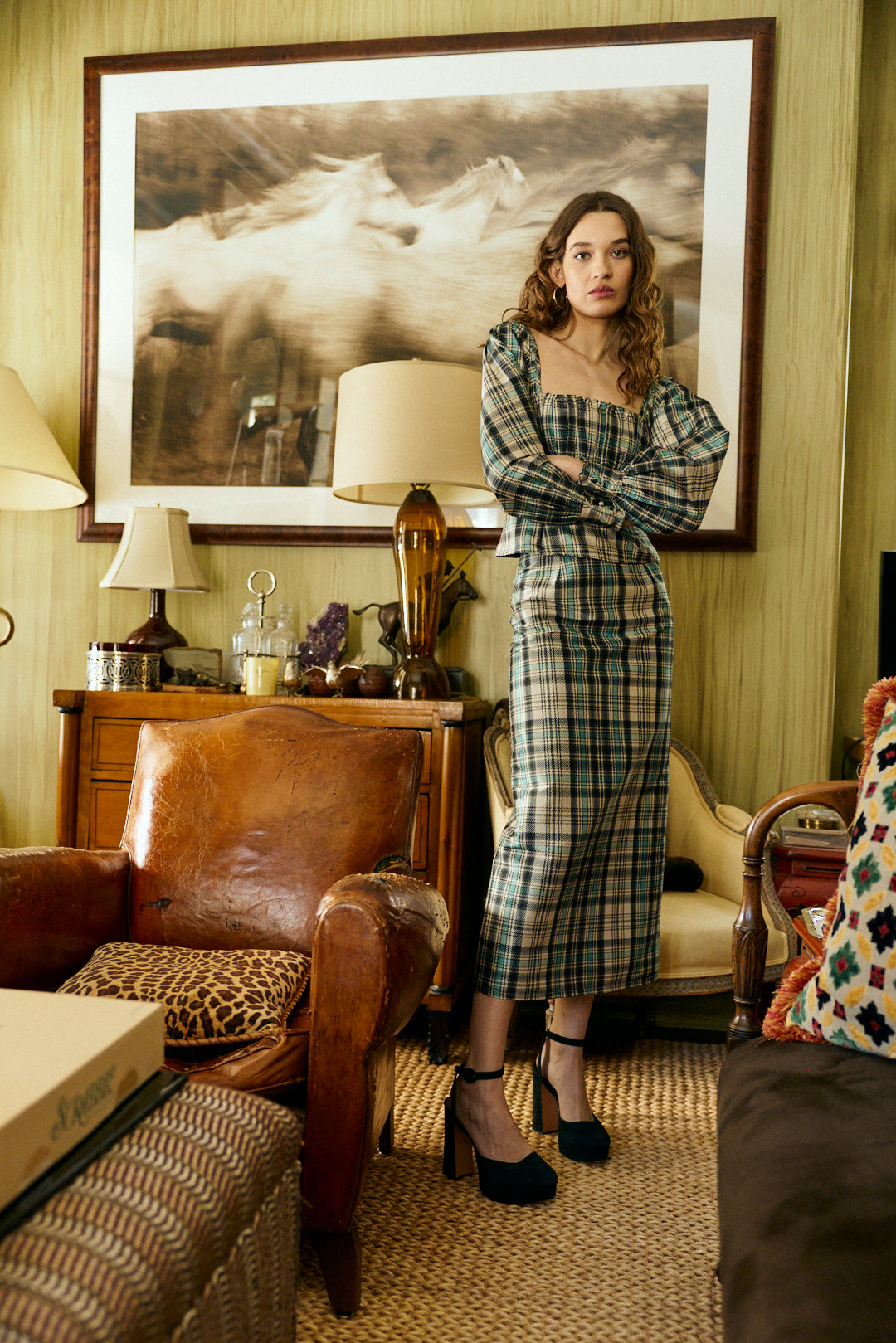 Hayden Top in Wexford Plaid