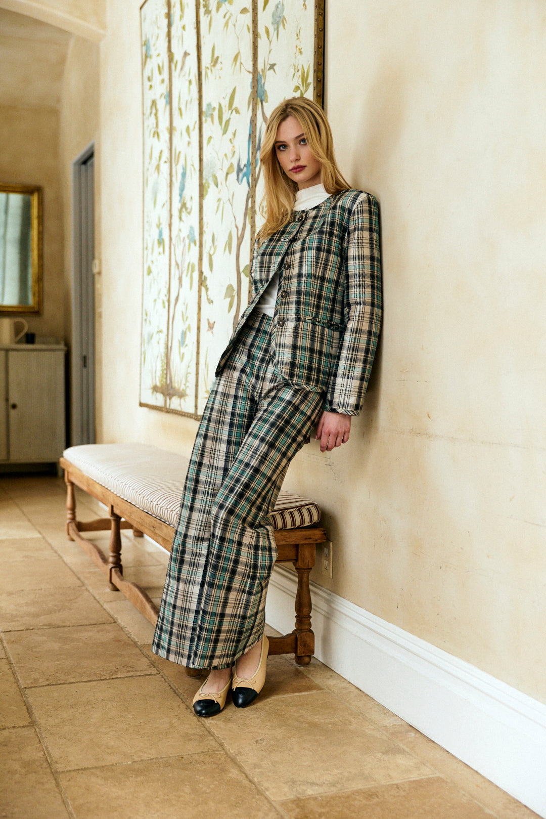 Vivienne Jacket in Wexford Plaid