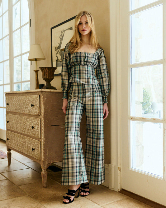 Libby Pant in Wexford Plaid