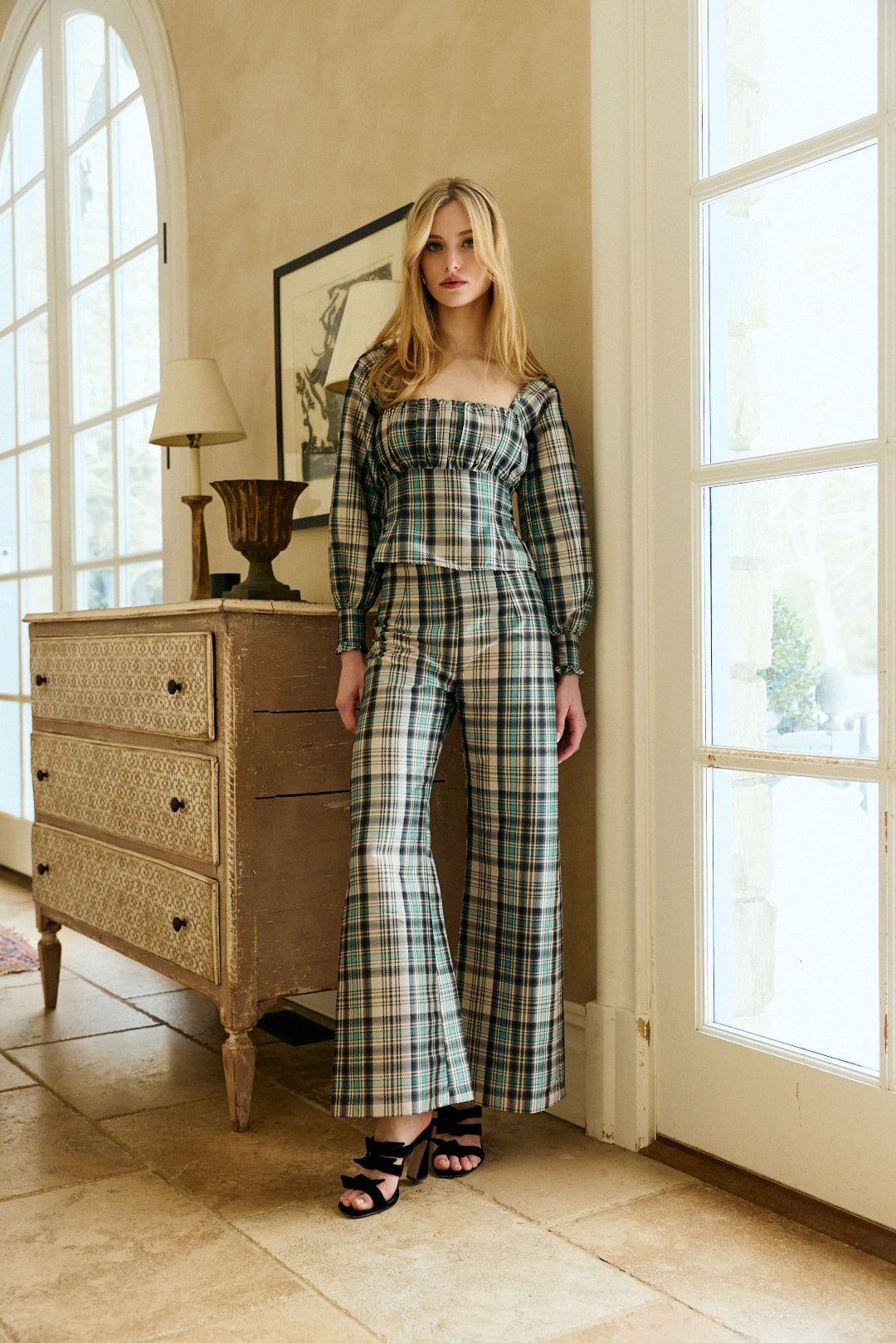Hayden Top in Wexford Plaid
