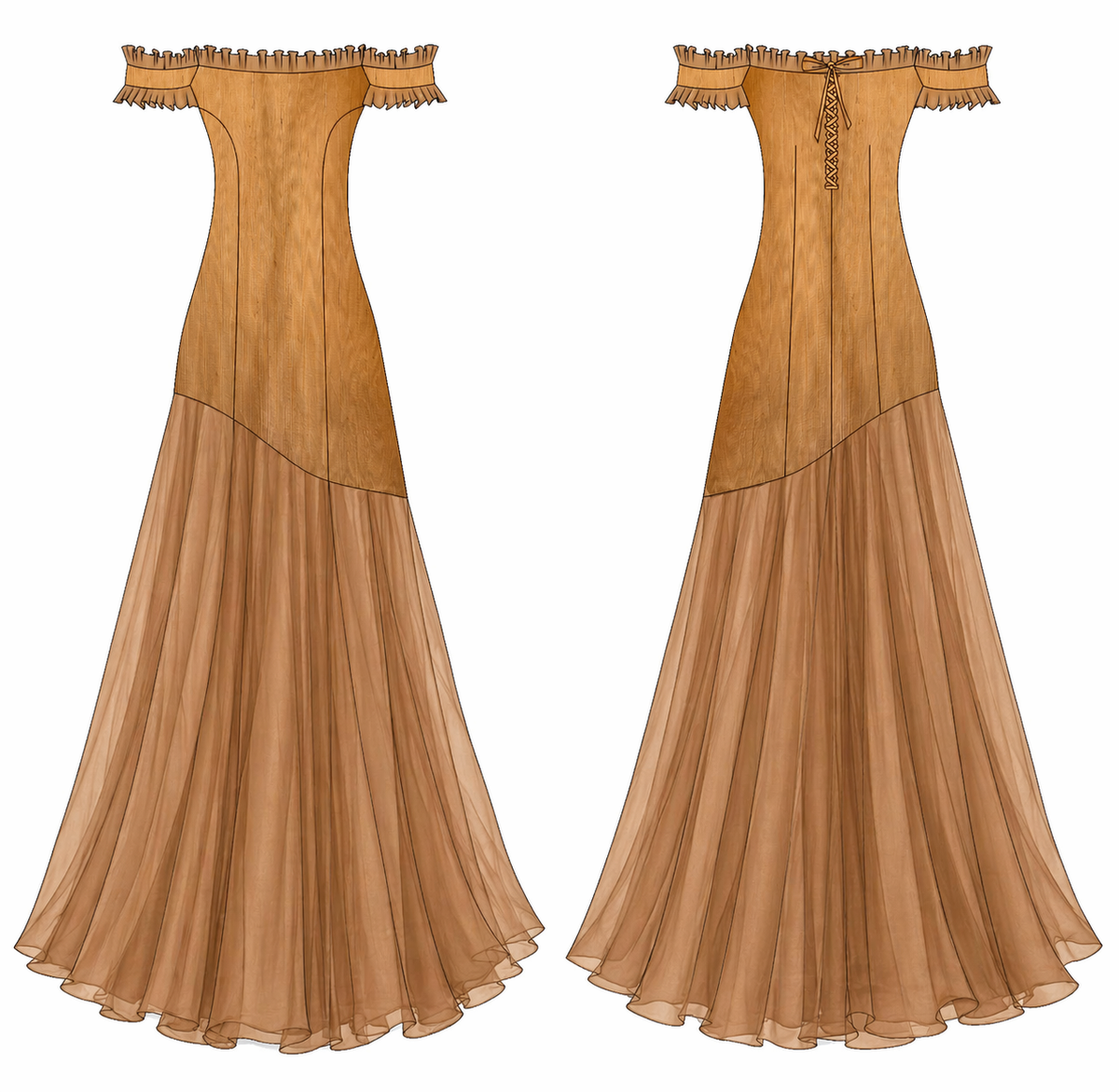 Arabella Gown in Marigold