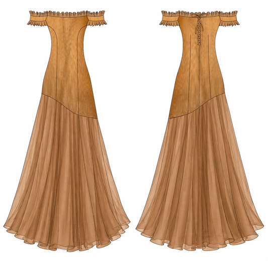 Arabella Gown in Marigold