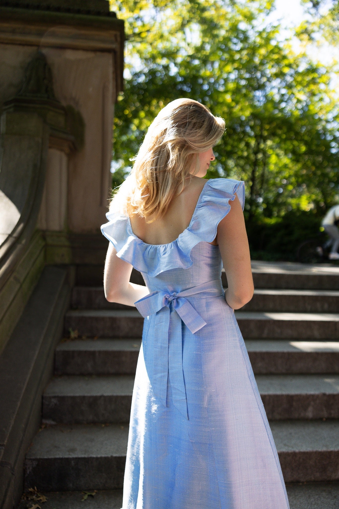 The Camille Dress in Powder Blue – Louise New York