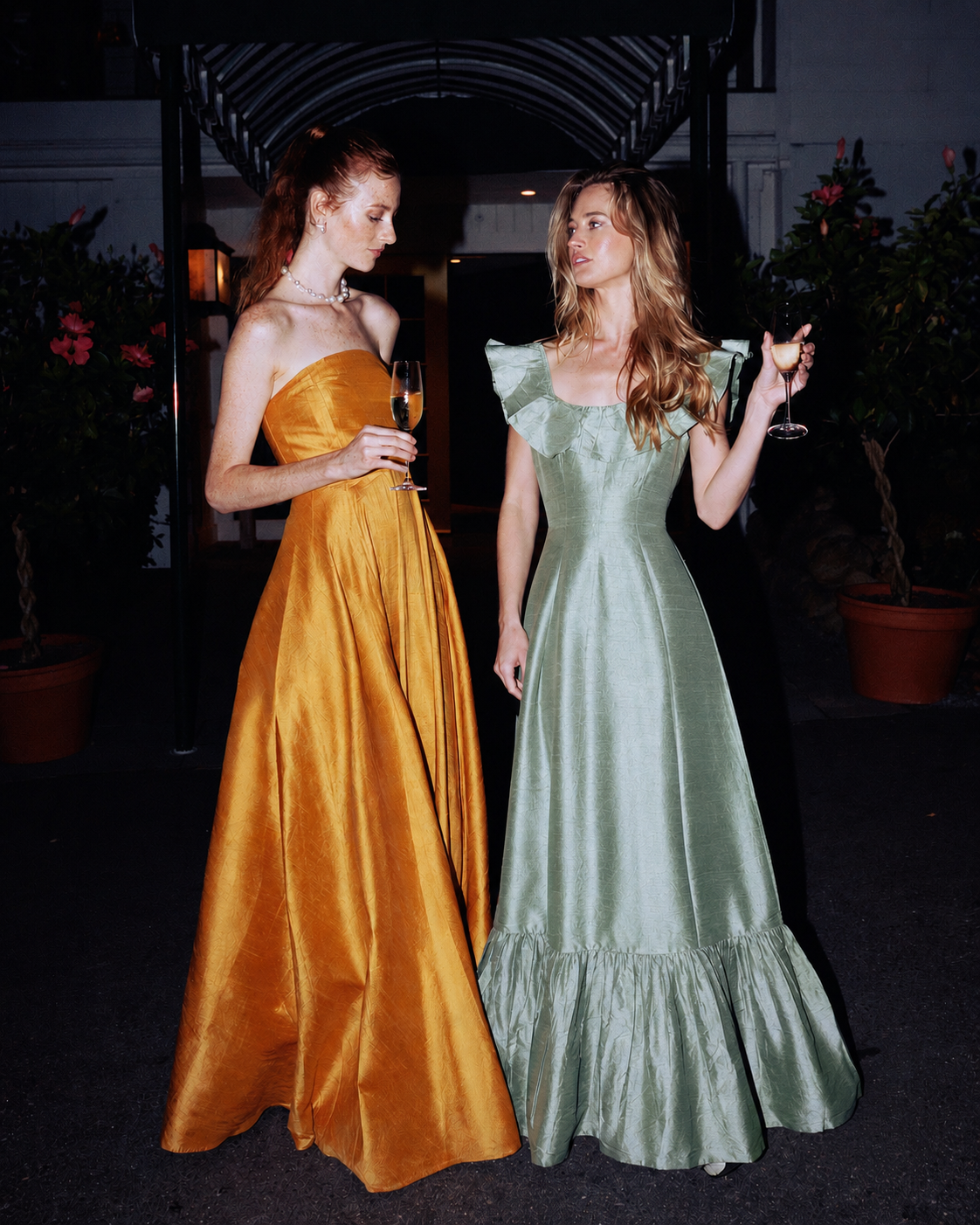 The Camille Dress in Sage