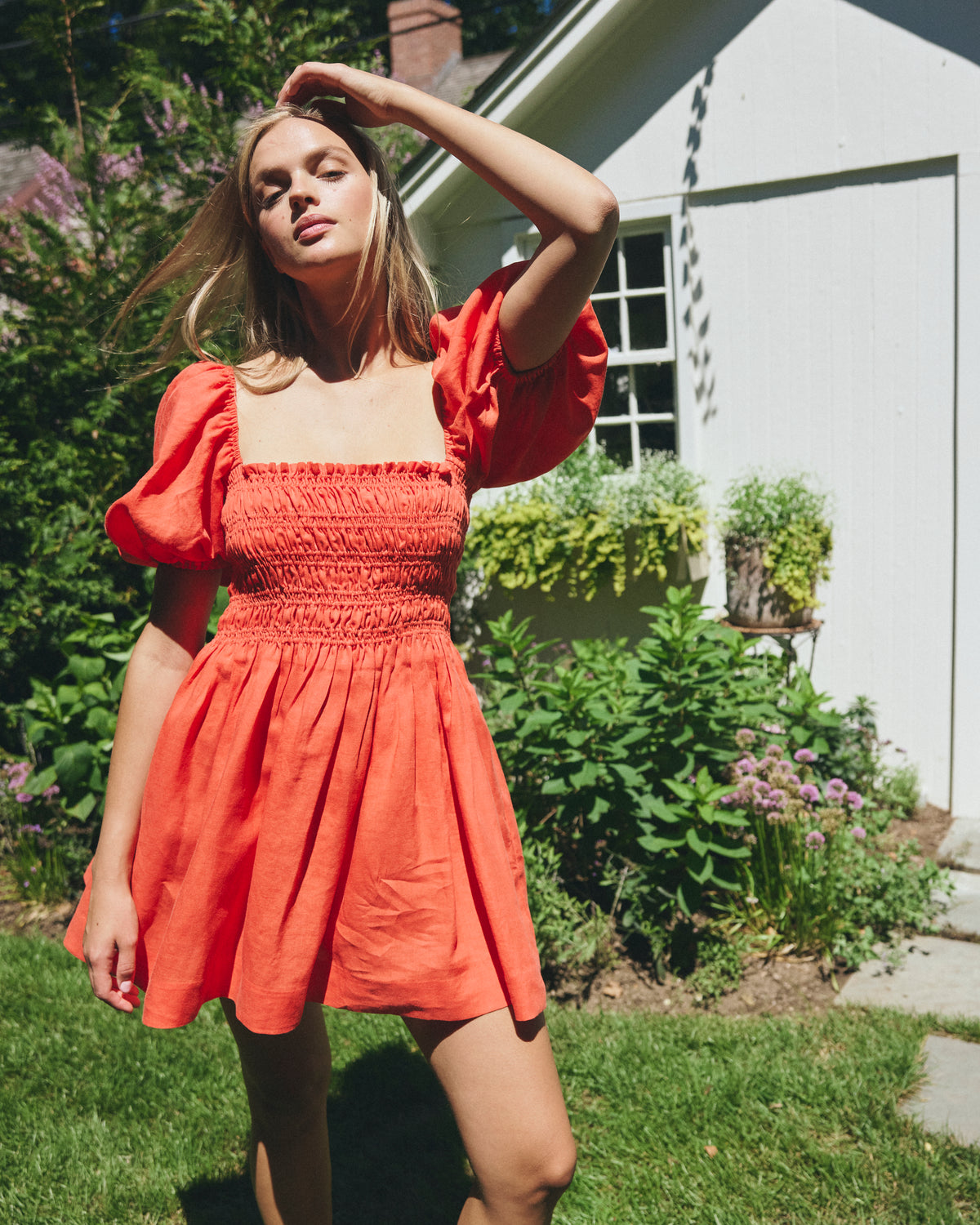 Aisla Mini Dress Poppy