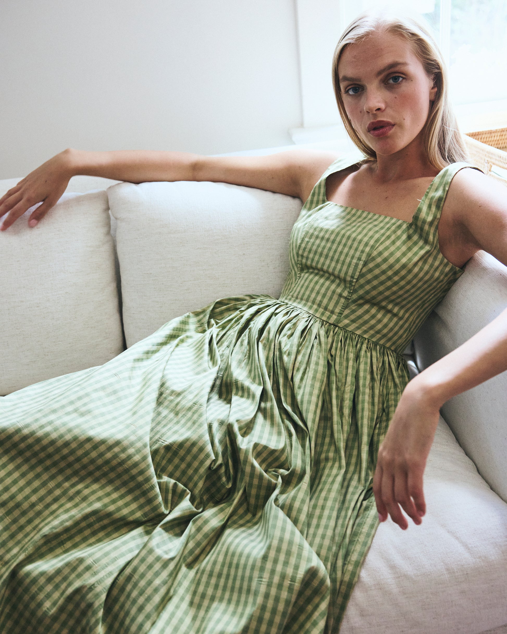 Green Rails Gingham Dress Blaine Mini Dress Green Rails Gingham Dress Blaine Mini Dress