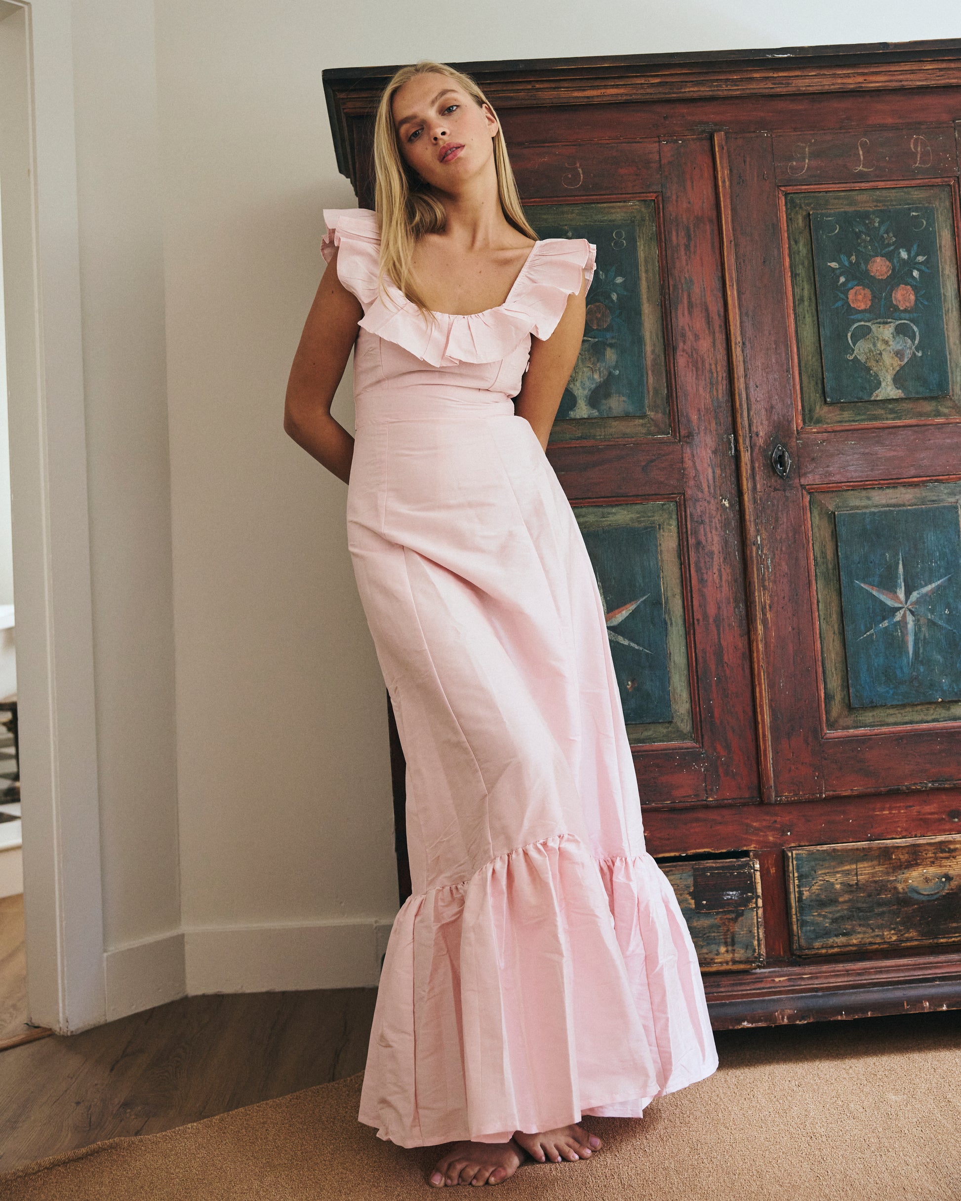 Camille Dress in Powder Pink – Louise New York Camille Dress in Powder Pink – Louise New York