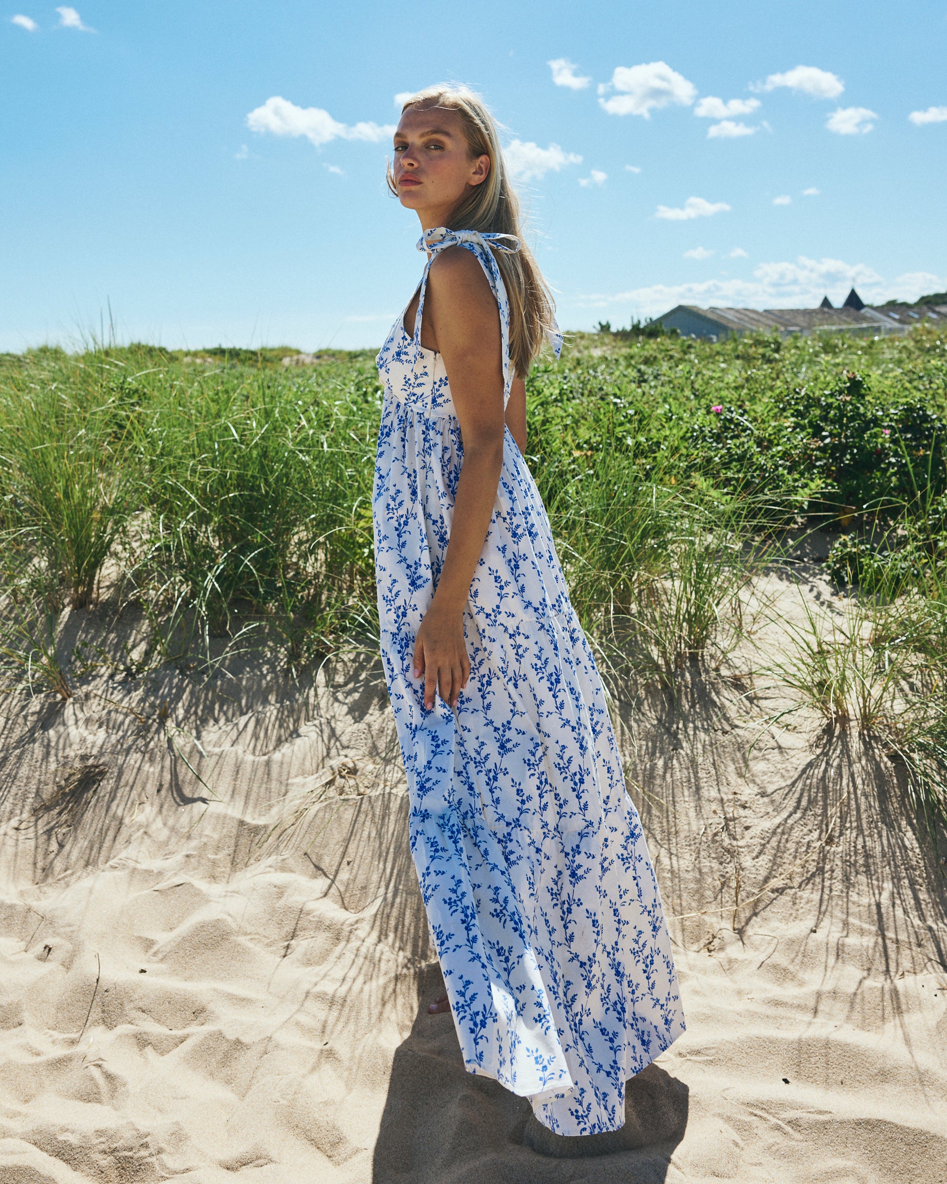 Betsy Dress in Floral Toile Louise New York Betsy Dress in Floral Toile Louise New York