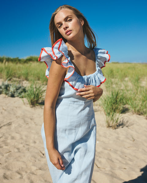 parker blue beaded dress in Light – Louise New York this halter cocktail dress Grey prom dress How to Mention a Pattern distribution format:PDF Sewing Pattern