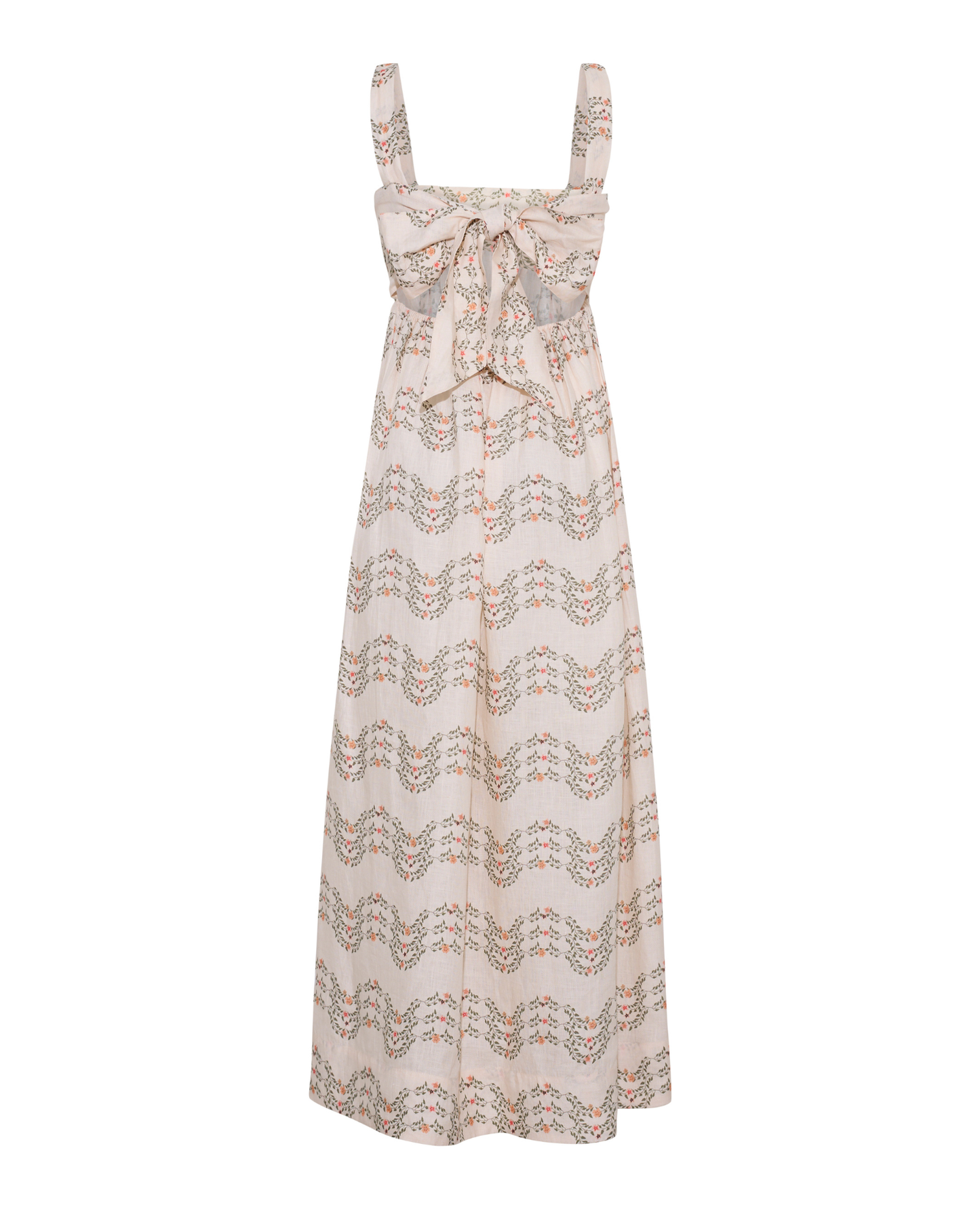 Beatrice Dress in Floral Trellis