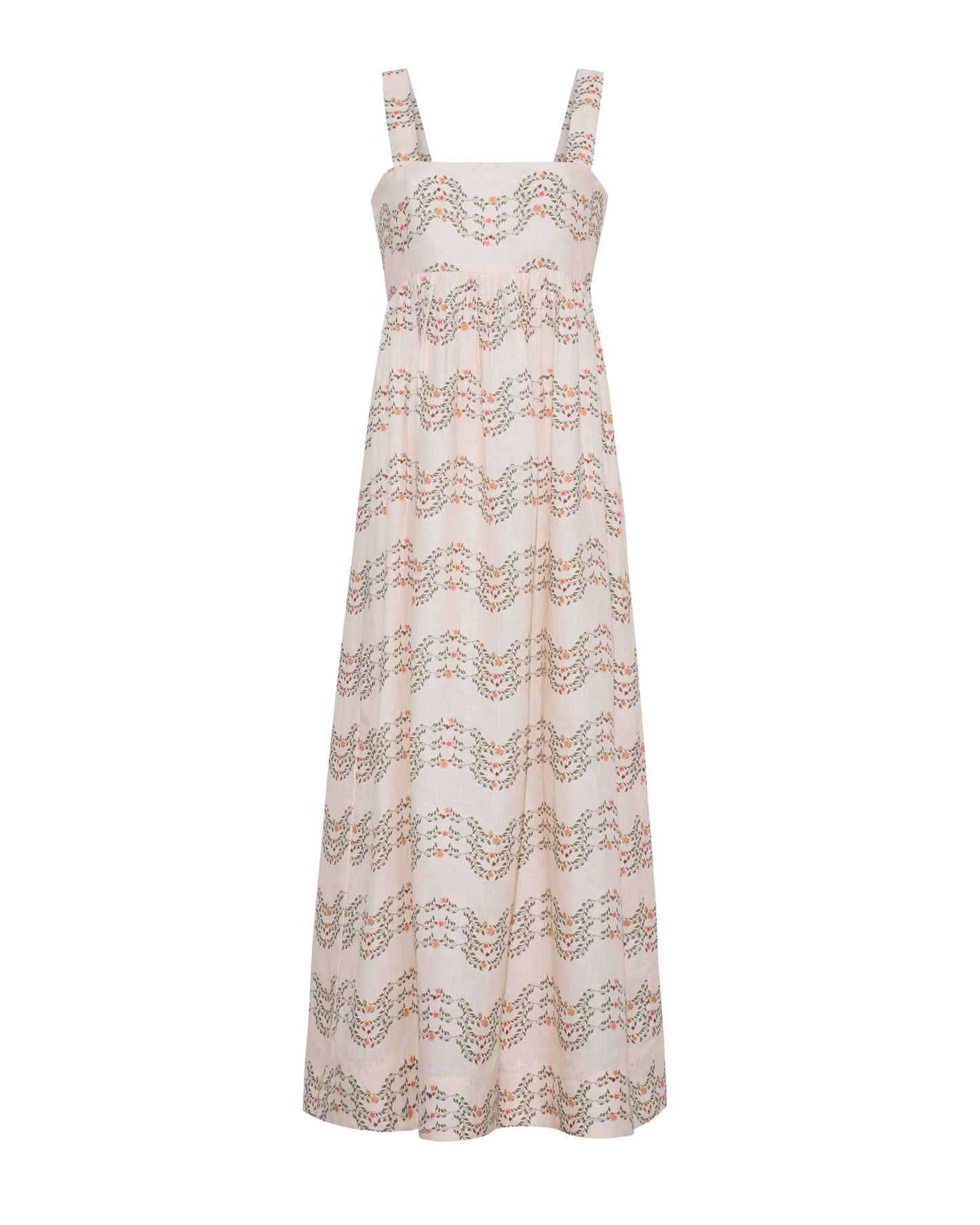 Beatrice Dress in Floral Trellis