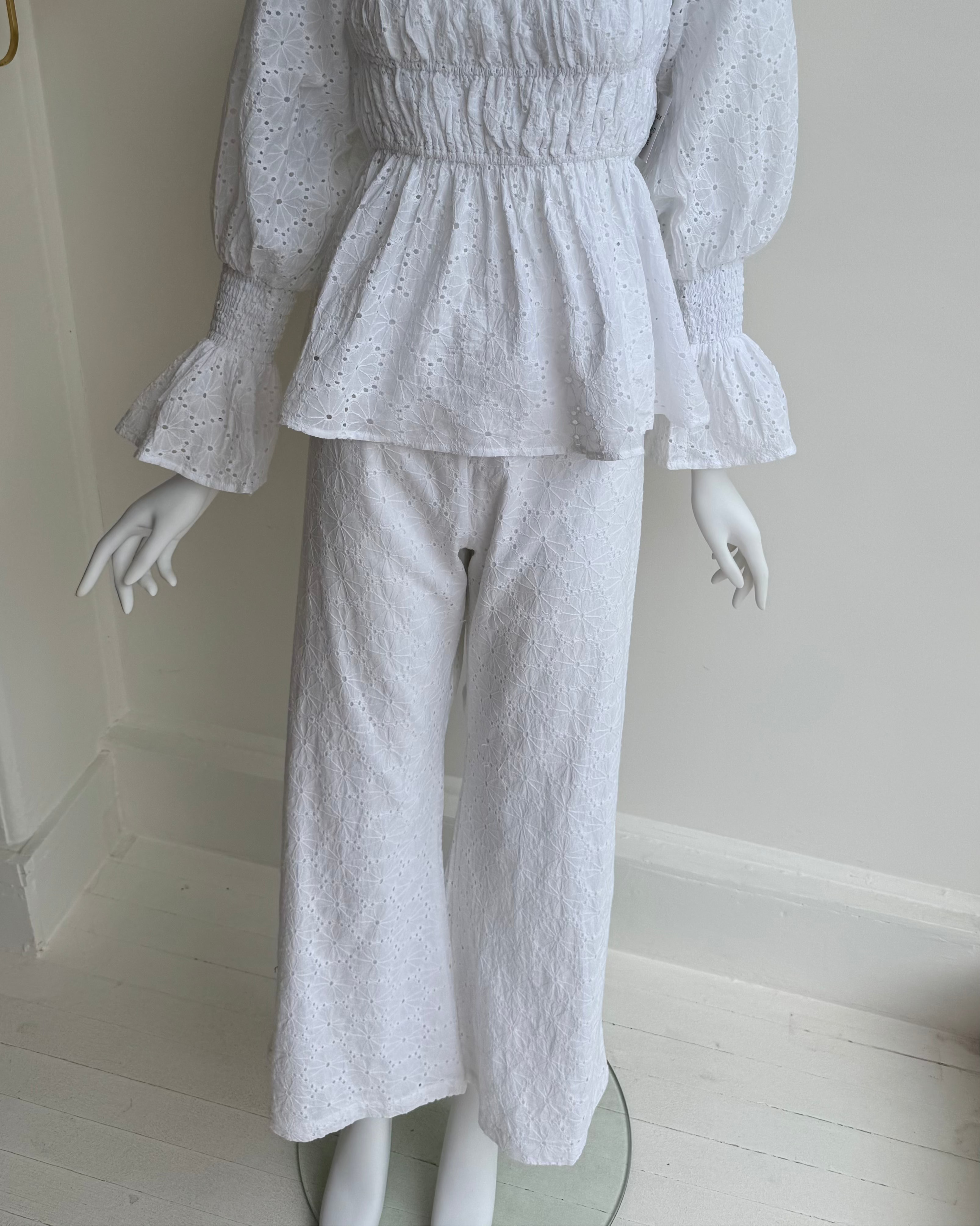 Libby Eyelet Trousers
