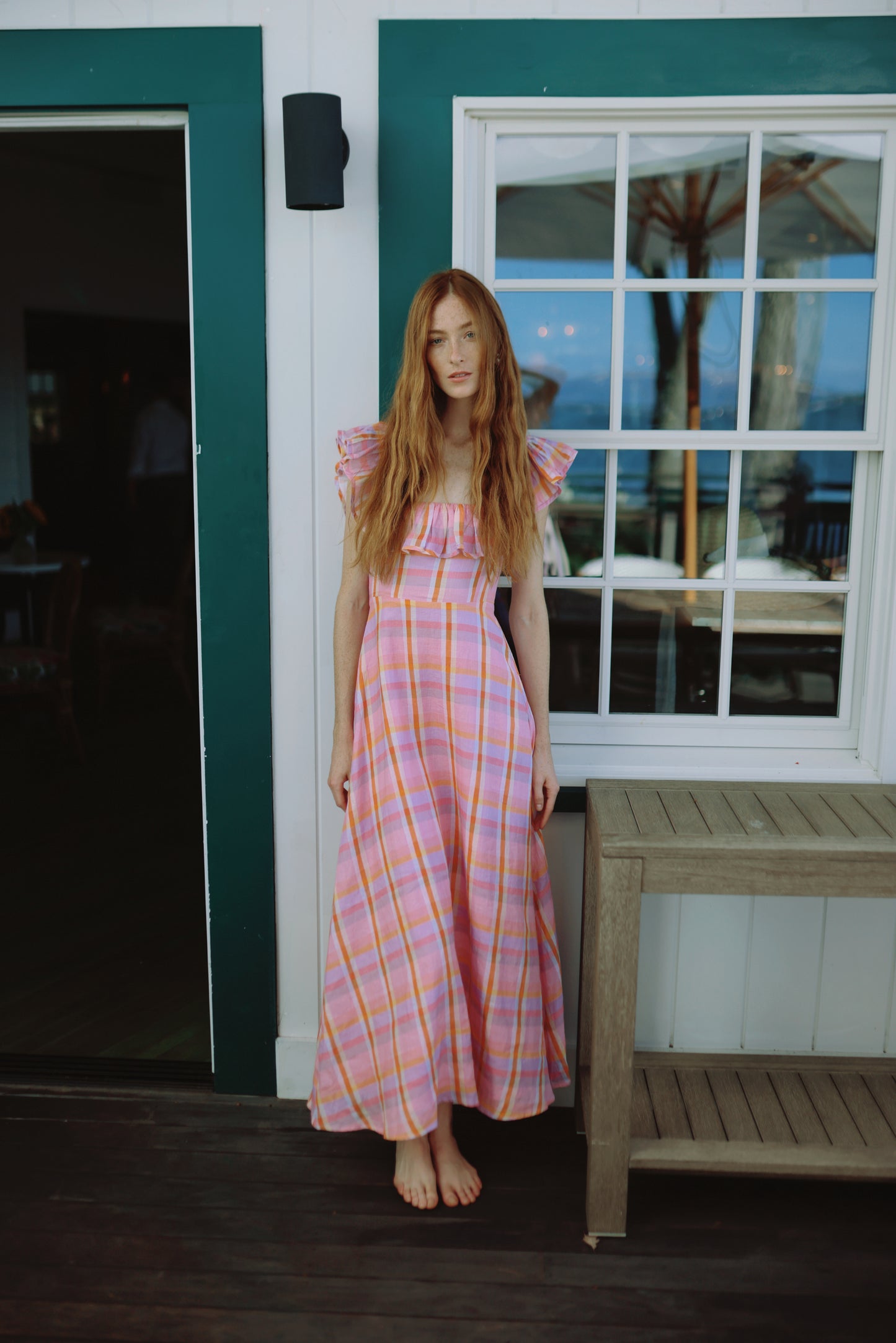Parker Dress in Sherbet Plaid
