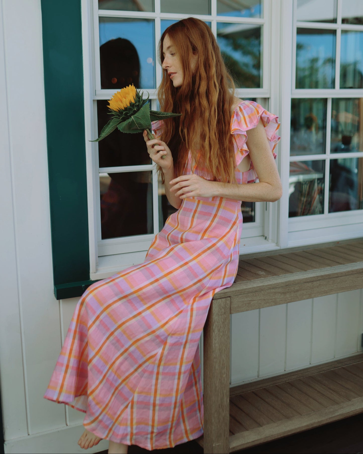 Parker Dress in Sherbet Plaid