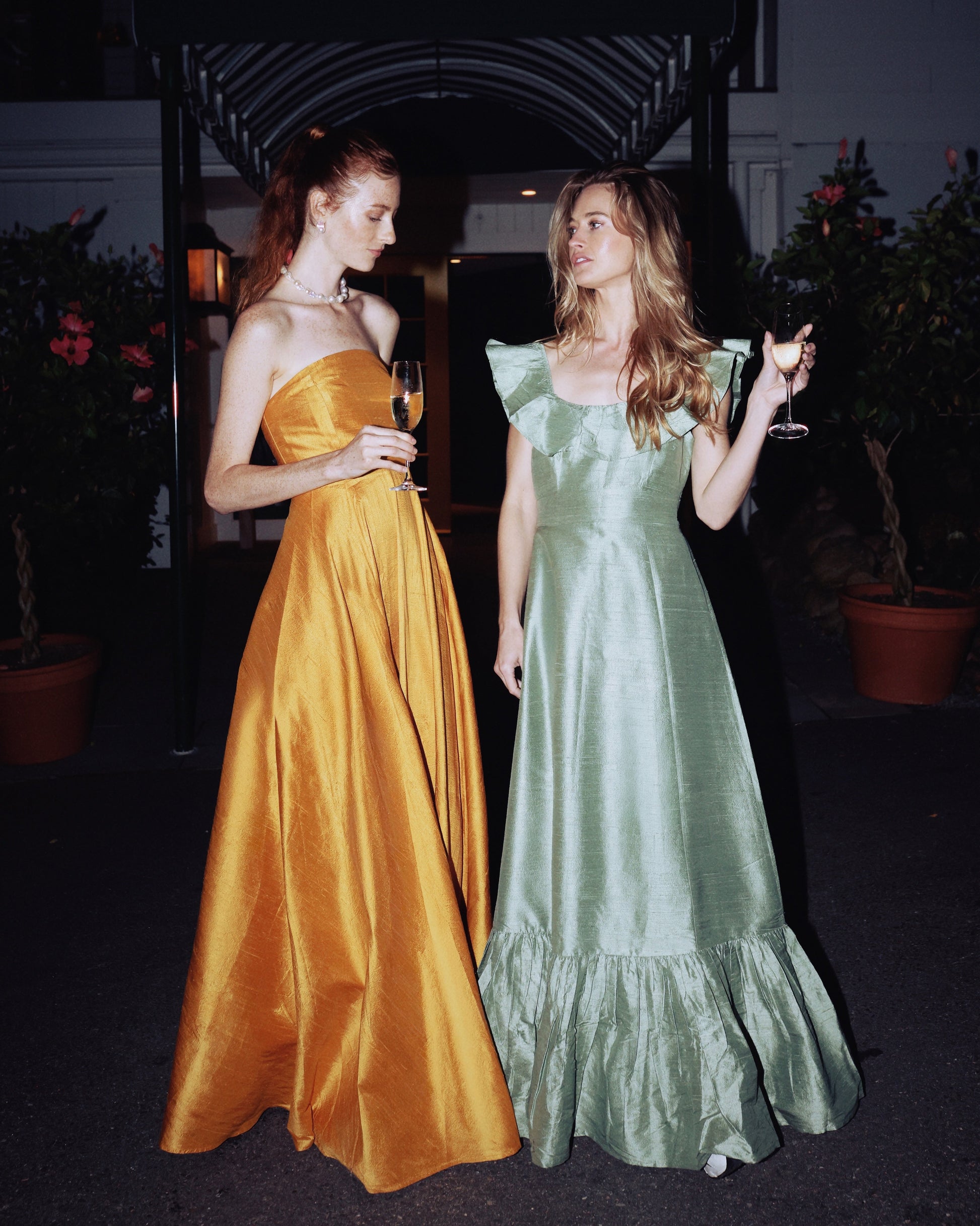 The Camille Dress in Sage Louise New York The Camille Dress in Sage Louise New York