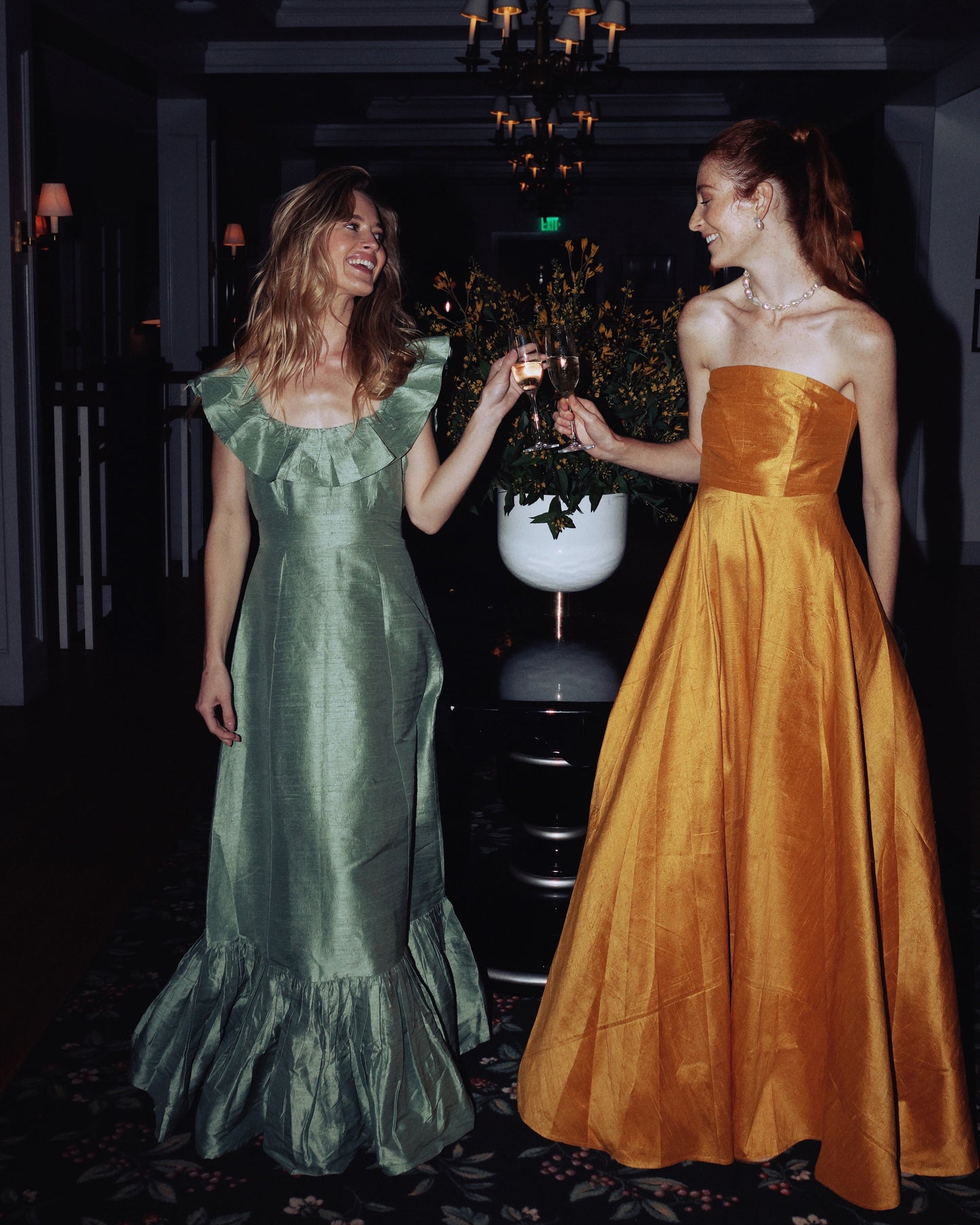 The Camille Dress in Sage