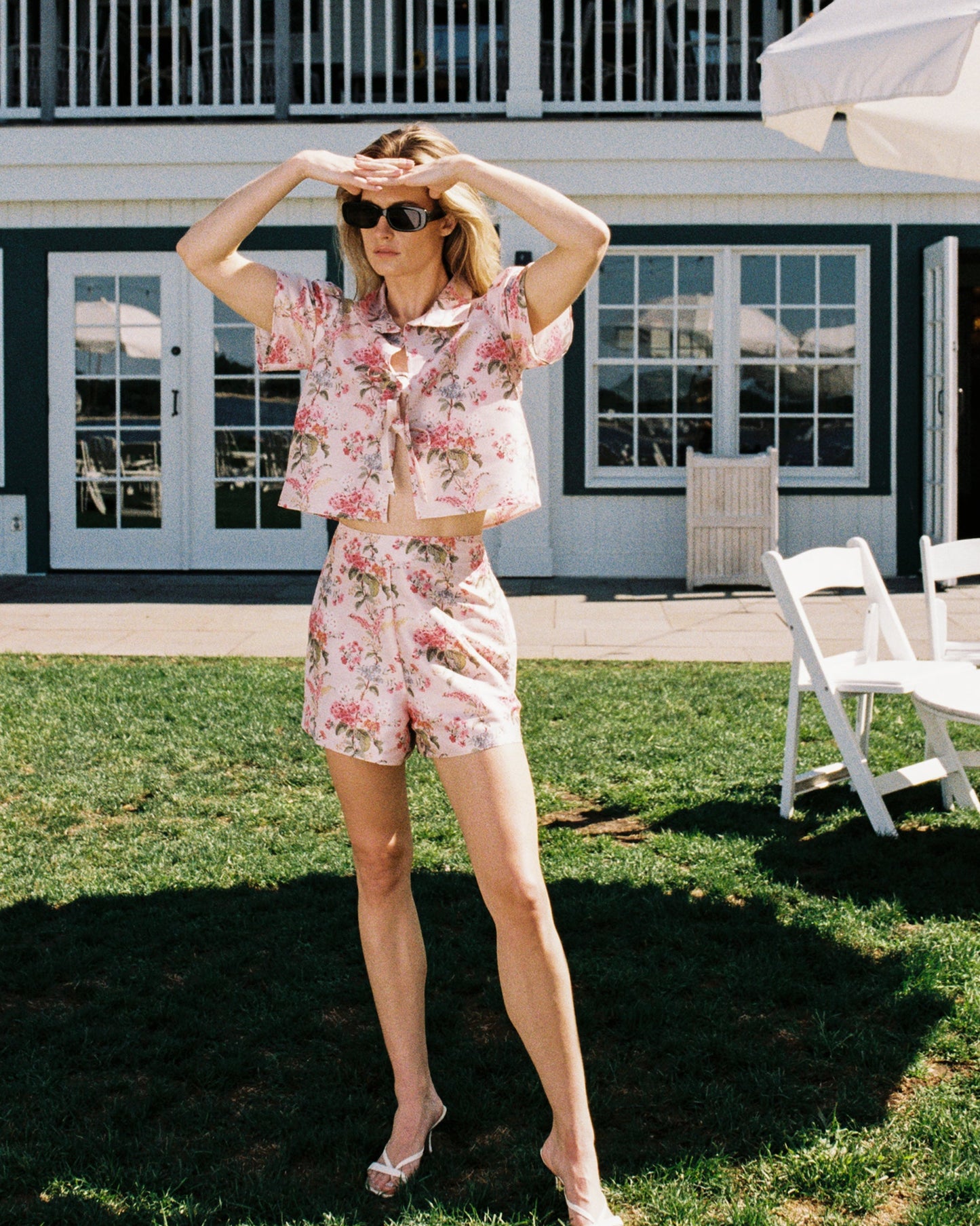 Olivia Short in Blush Floral