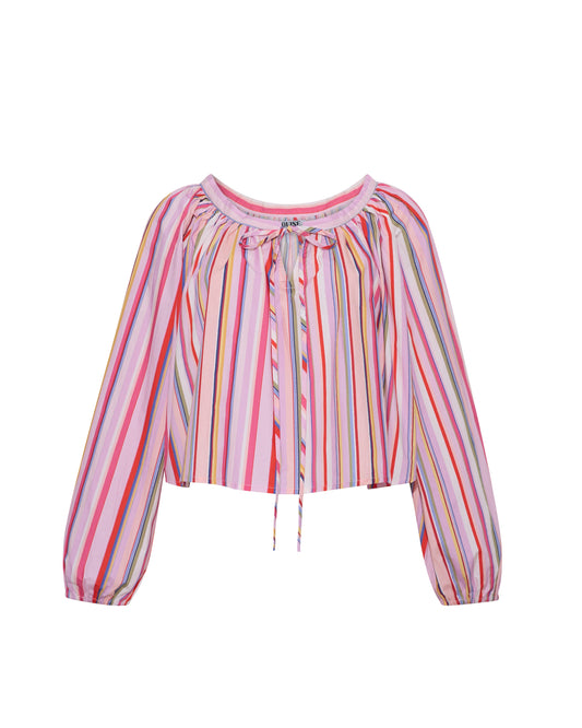 Lauren Blouse in Multi Stripe