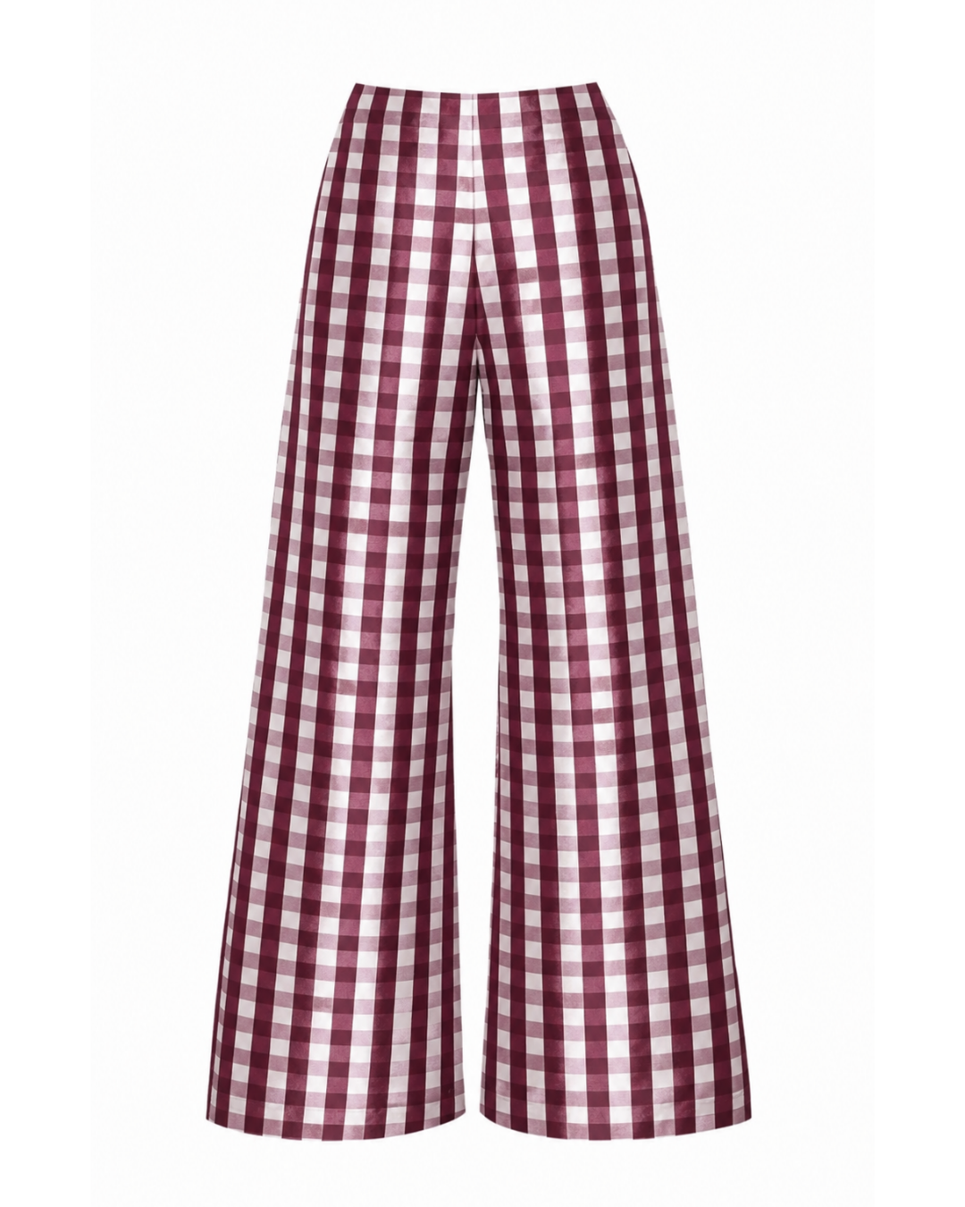 Libby Pant in Wine Gingham
