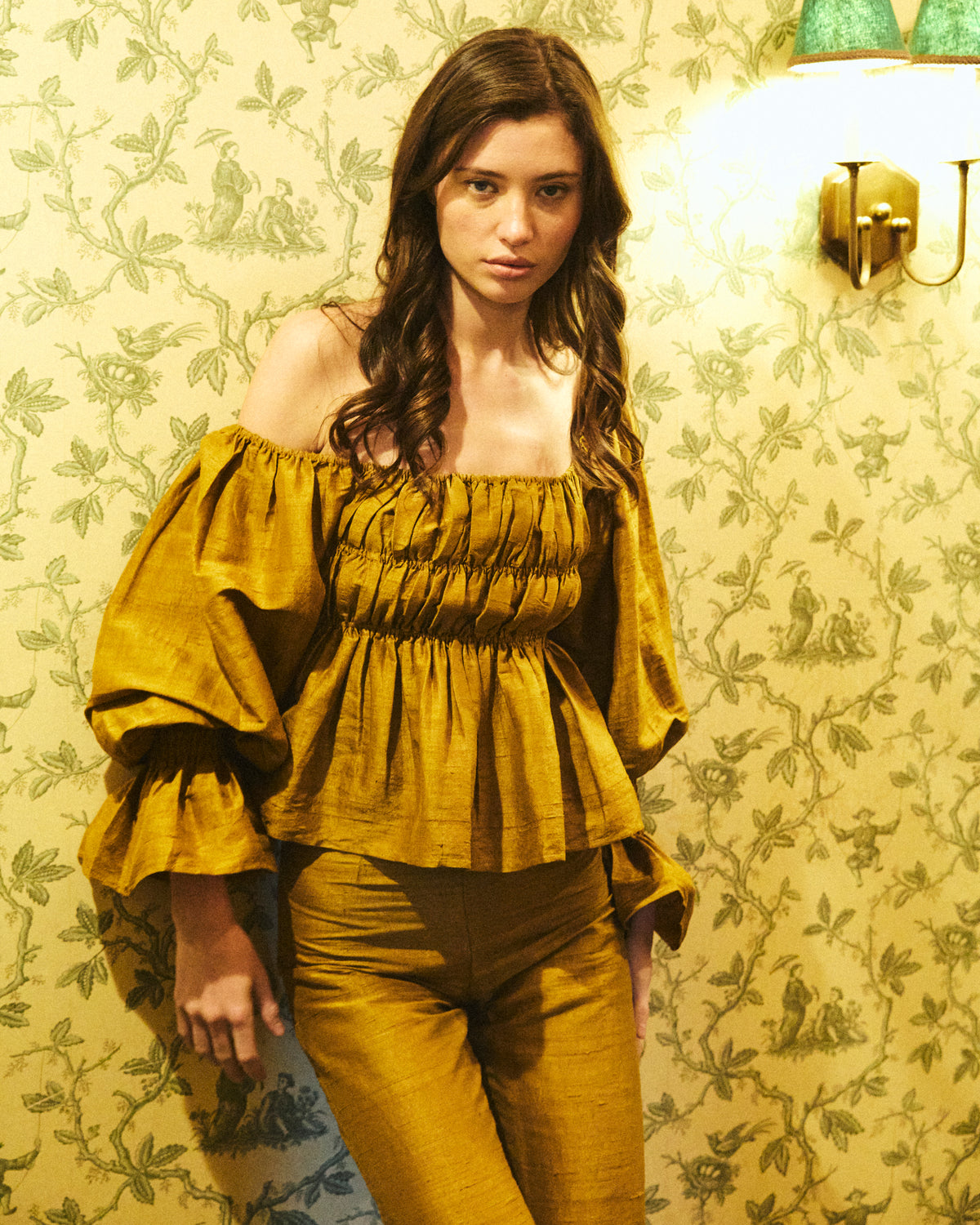 Elisabeth Top in Ochre